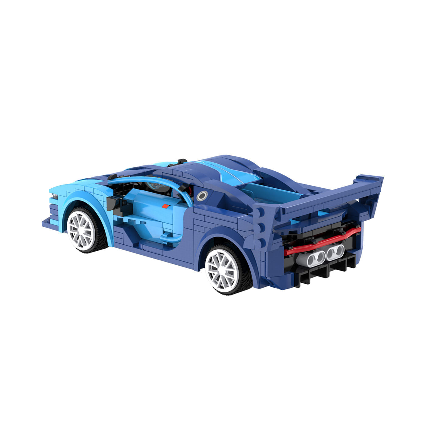 Bloques de Construcción CaDA STEM Carro Deportivo de Carreras Azul img #4