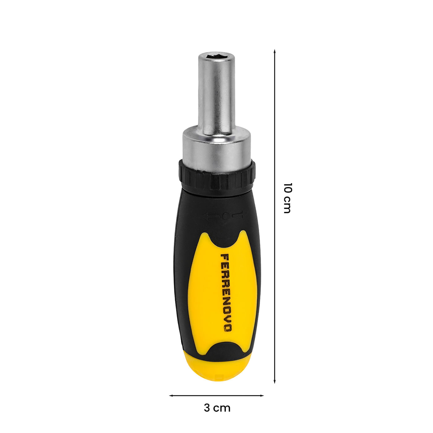Destornillador Mini 6 en 1 Amarillo Ferrenovo img #4