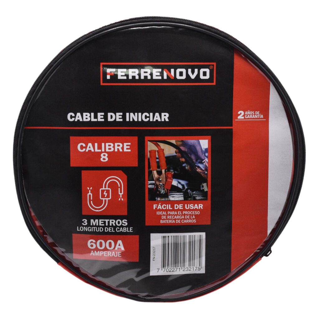 Cable de Iniciar Ferrenovo 8 AWG 600A – 3 Mts img #4