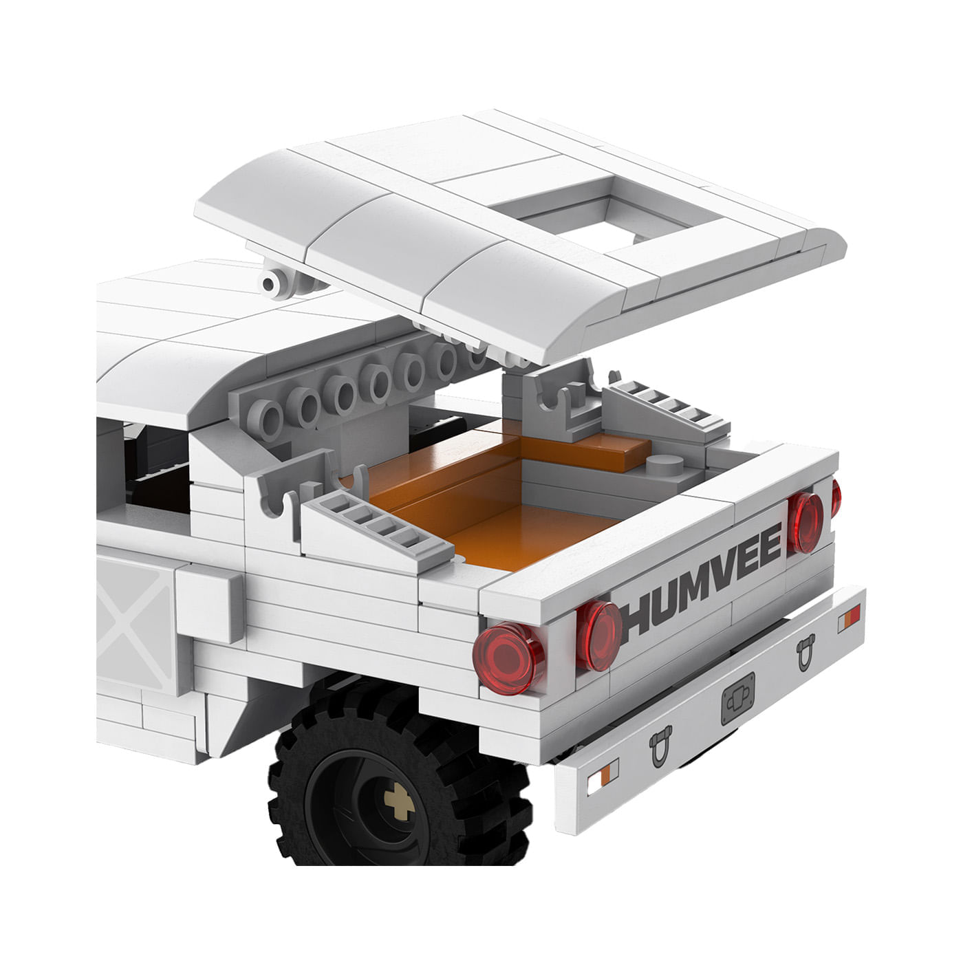 Bloques de Construcción CaDA Campero Humvee SUV img #4