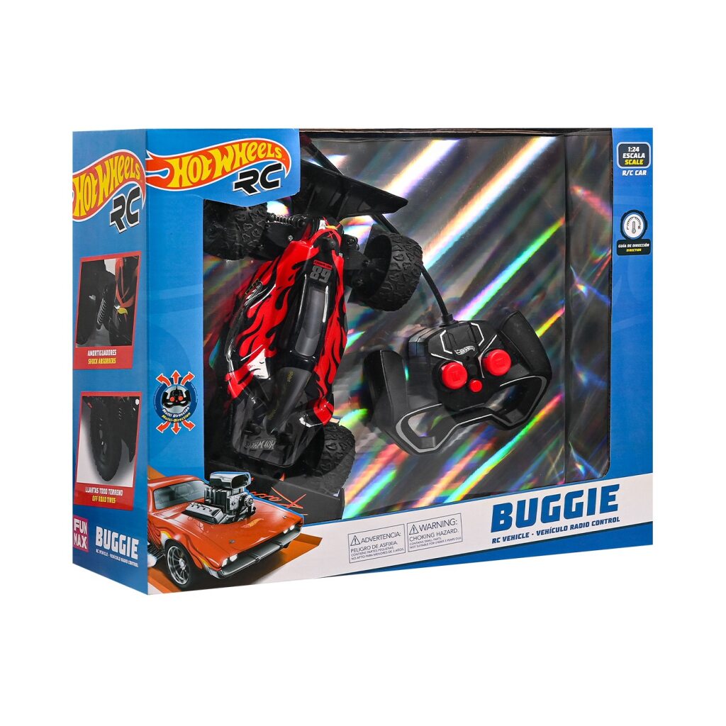 Vehiculo RC Buggie 1:24 Rojo Hot Wheels img #3