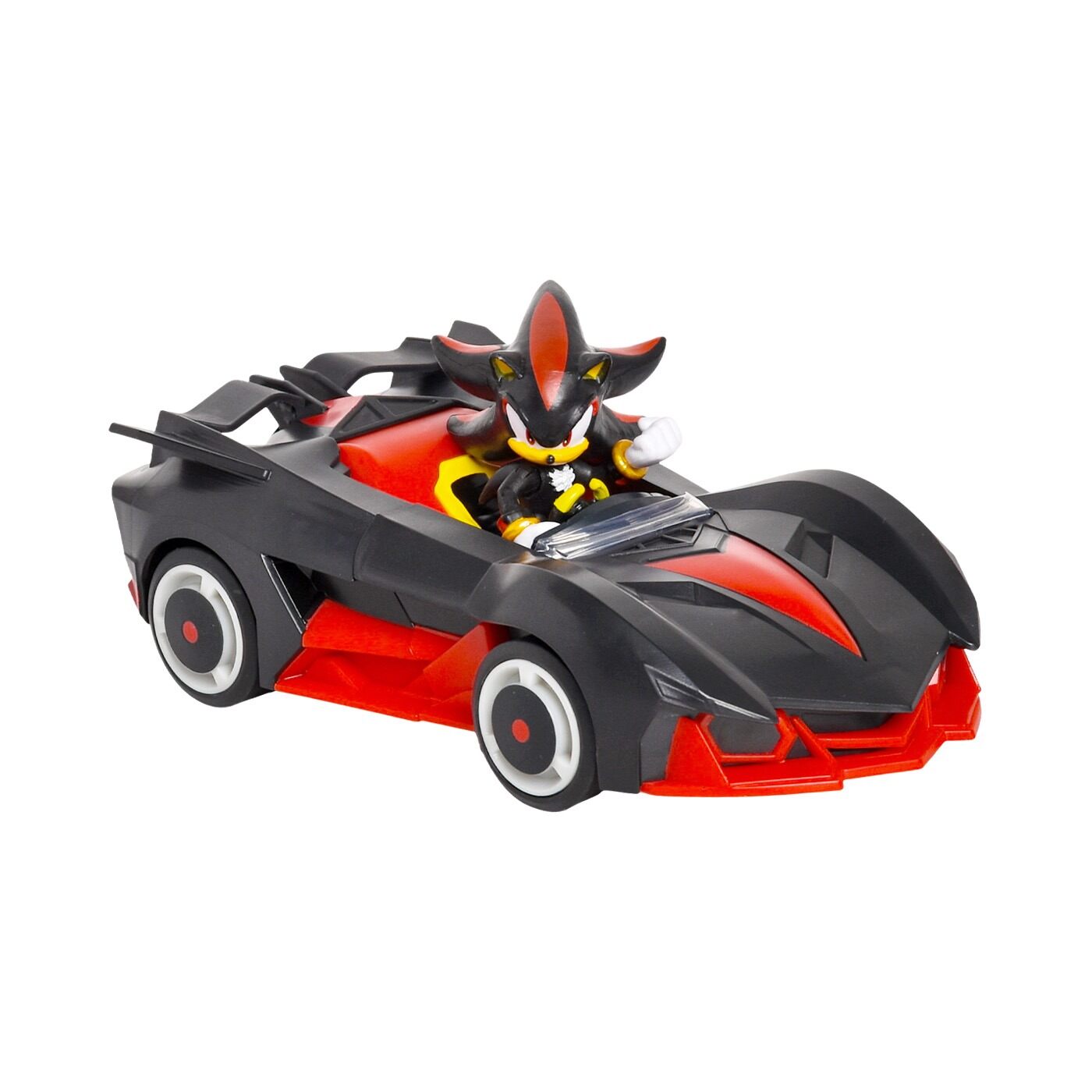 Figura articulada Sonic 2,5" en su vehiculo img #1