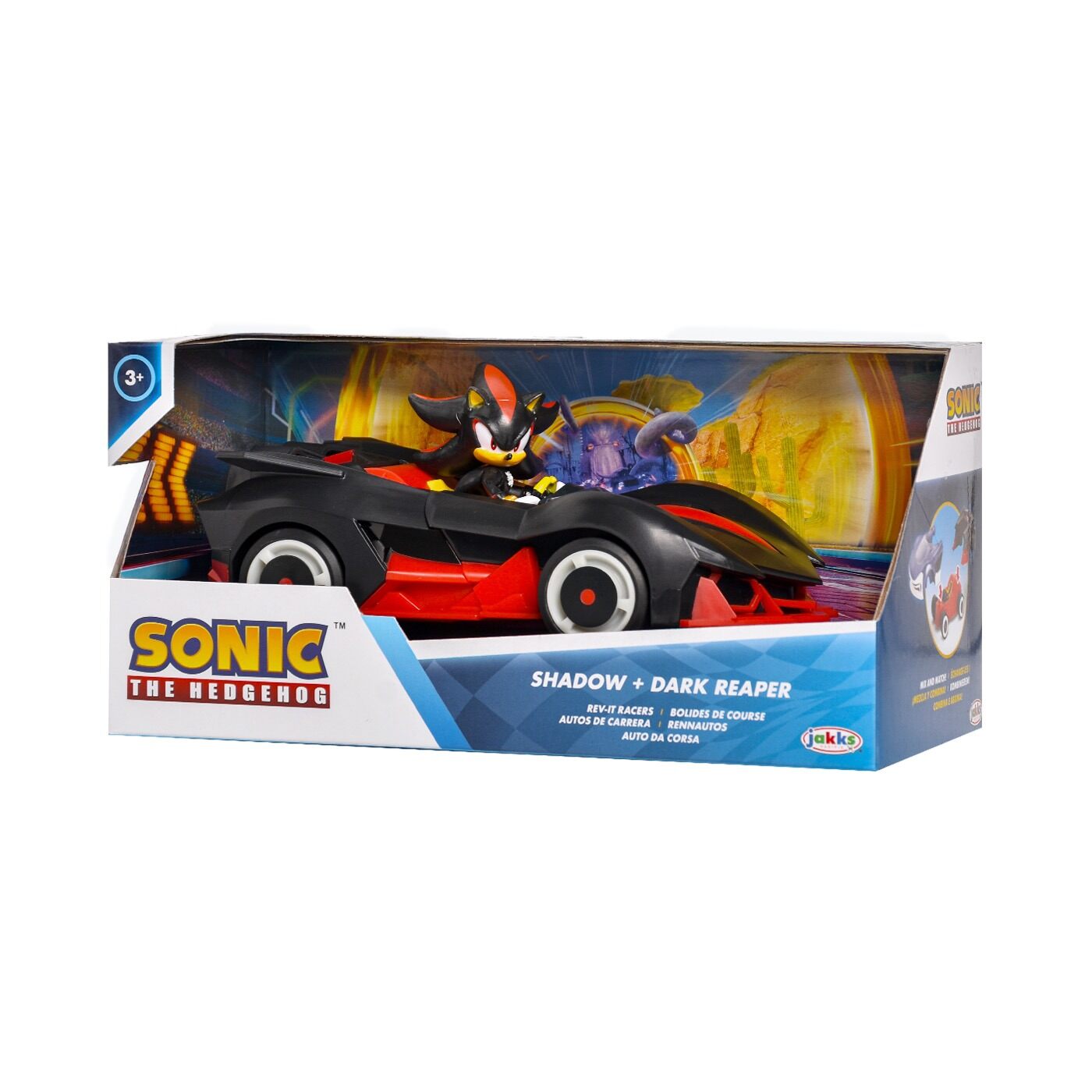 Figura articulada Sonic 2,5" en su vehiculo img #5