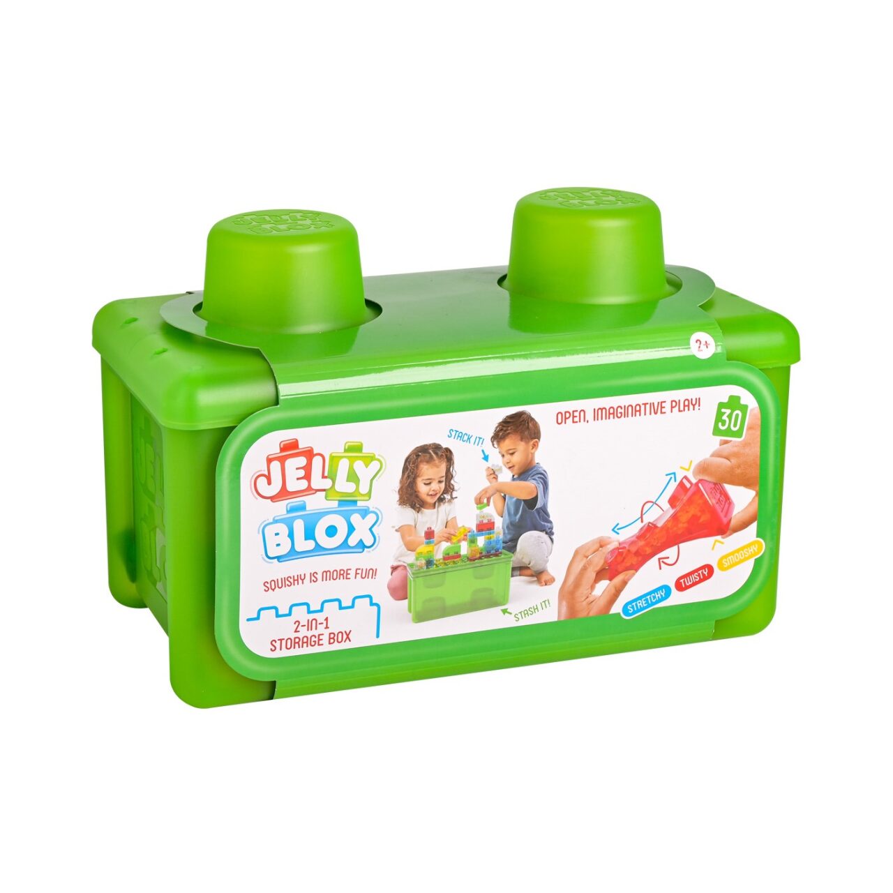 Set de 30 Bloques Sensoriales Jelly Blox con Maletín Portátil img #2