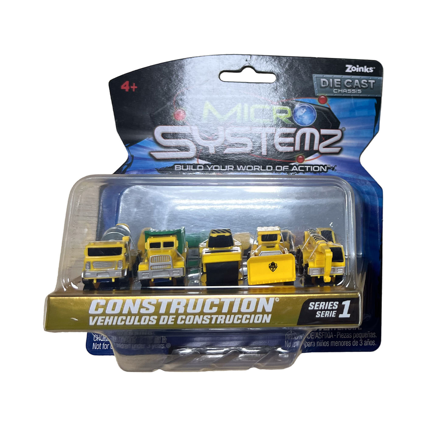 Pack x 5 Carros Construction Micro Systemz img #1