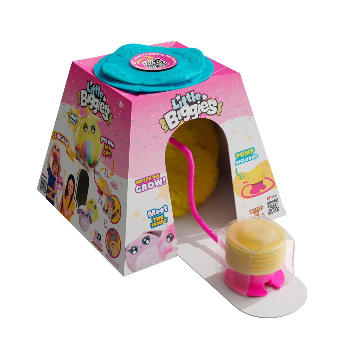 Peluche Inflable Little Biggies Fantasy Chicken img #3