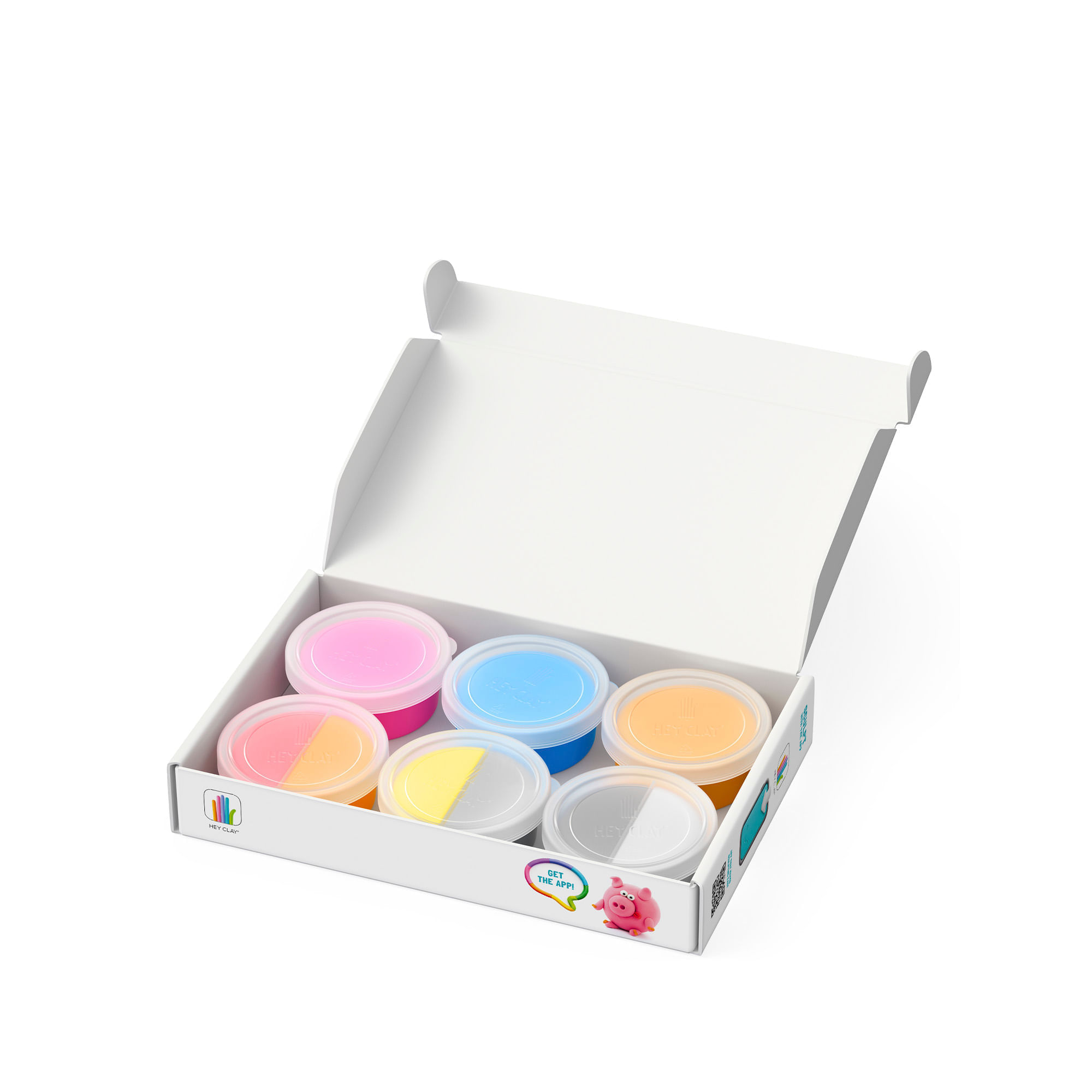 Set Masa Moldeable Hey Clay Animales x 6 Envases img #3