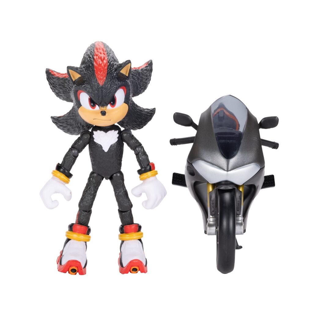 Figura articulada Shadow en su moto Colección Sonic img #5