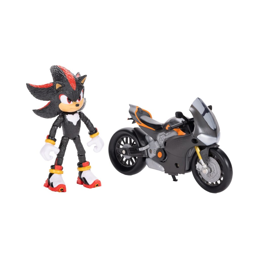 Figura articulada Shadow en su moto Colección Sonic img #4