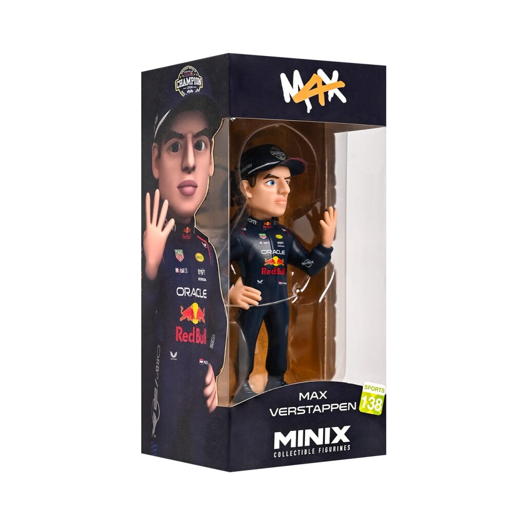 Figura Coleccionable Max Verstappen New Version Minix 12 cm img #2