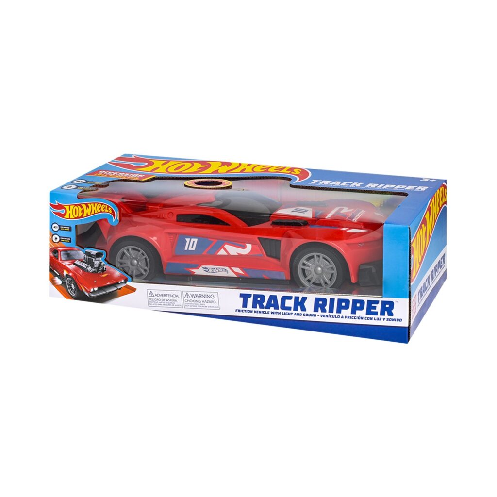 Vehiculo Friccion Track Ripper 42cm Rojo con luces y sonido Hot Wheels img #2
