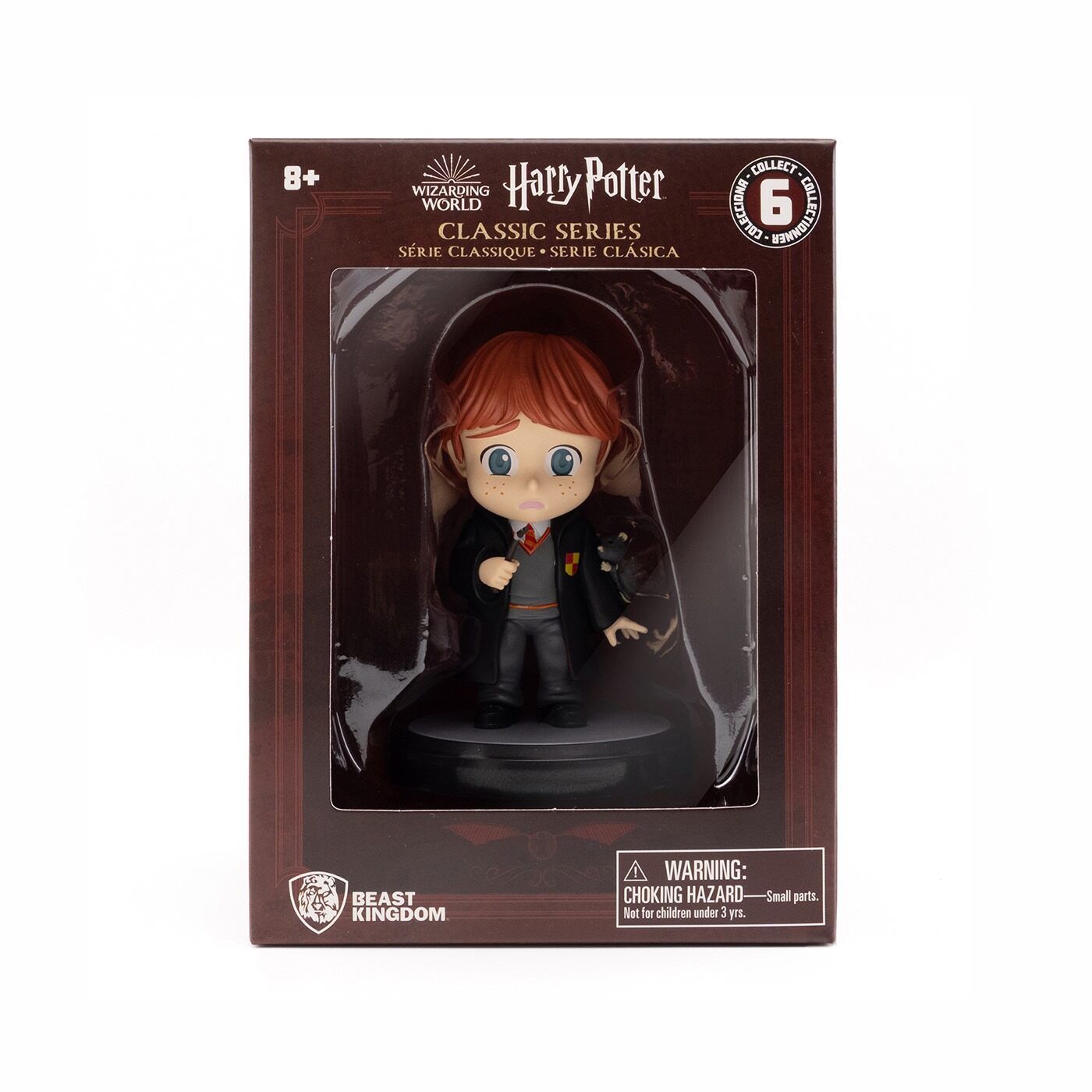 Figura Coleccionable Ron Weasley con Scabbers Rata Harry Potter 10 cm img #2