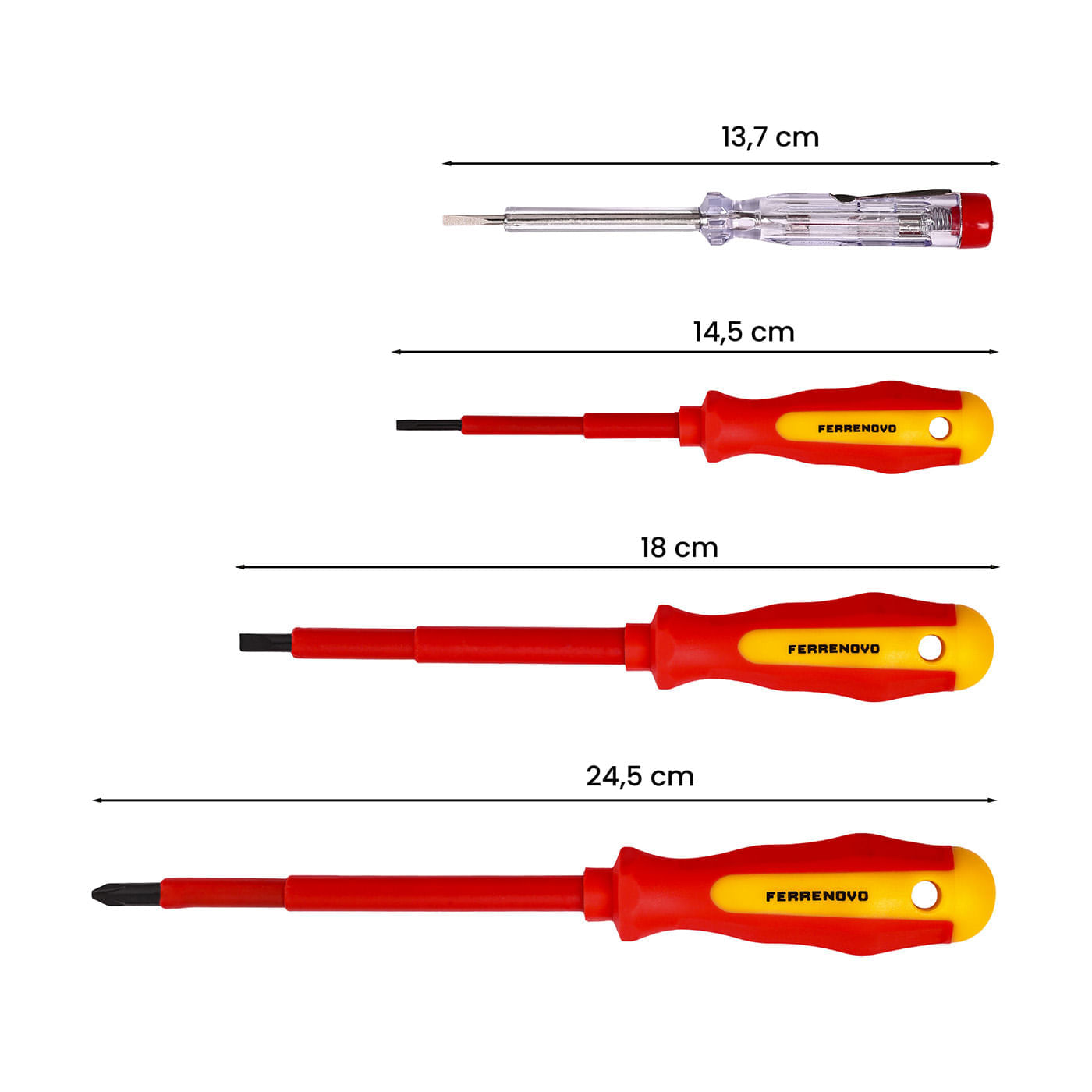 Destornilladores Eléctricos 4 Piezas Ferrenovo img #2