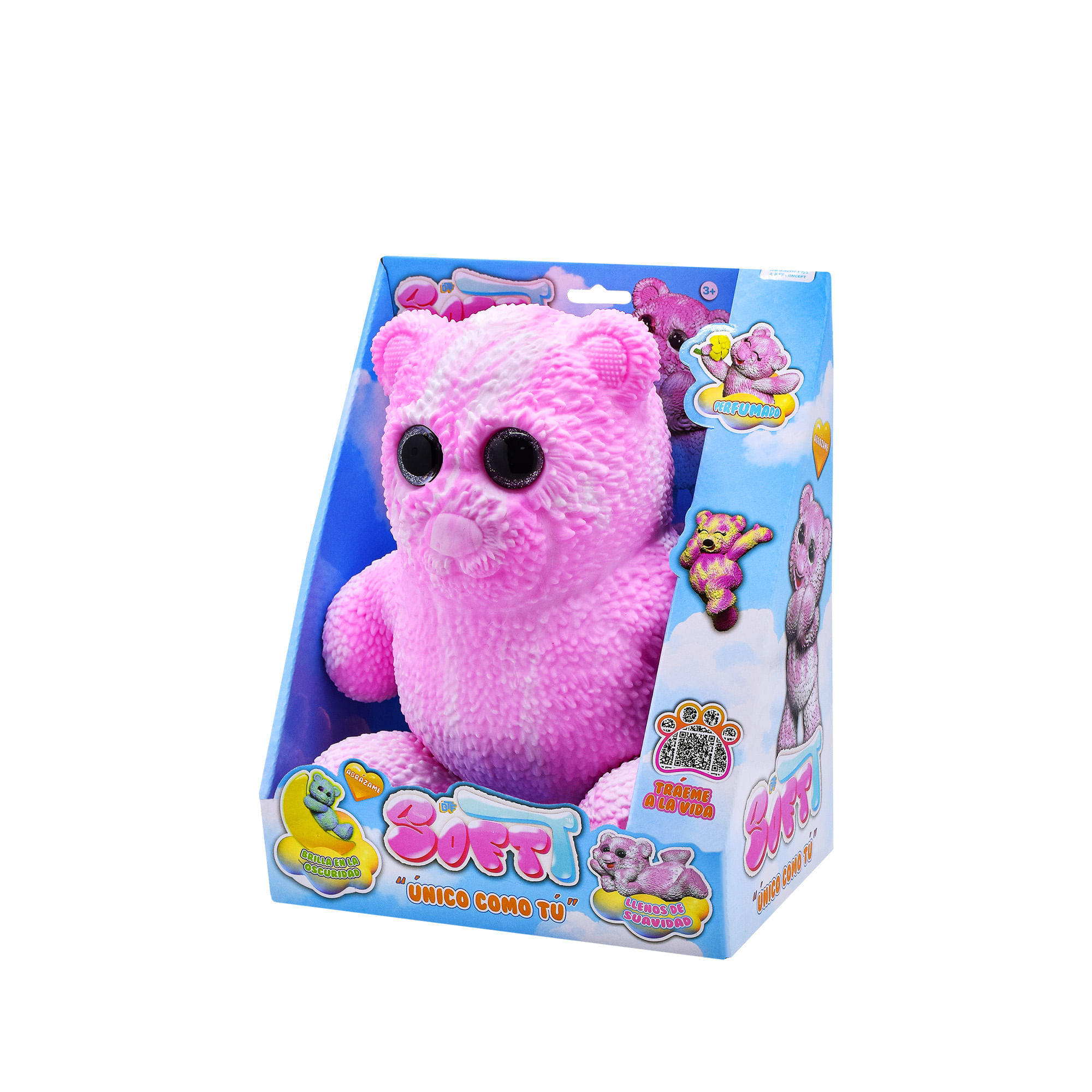 Figura Stretchapalz Oso de Peluche Estirable Rosa img #3
