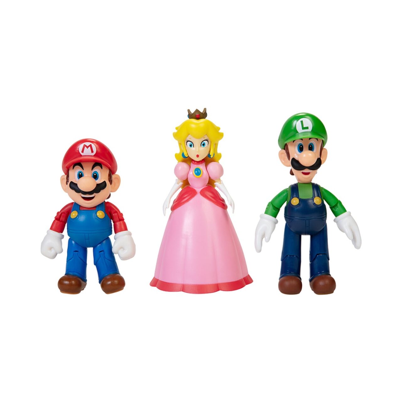 Figura Mario Bros 4'' Pack x 3 Figuras Coleccionables Mario Bros Nintendo img #1