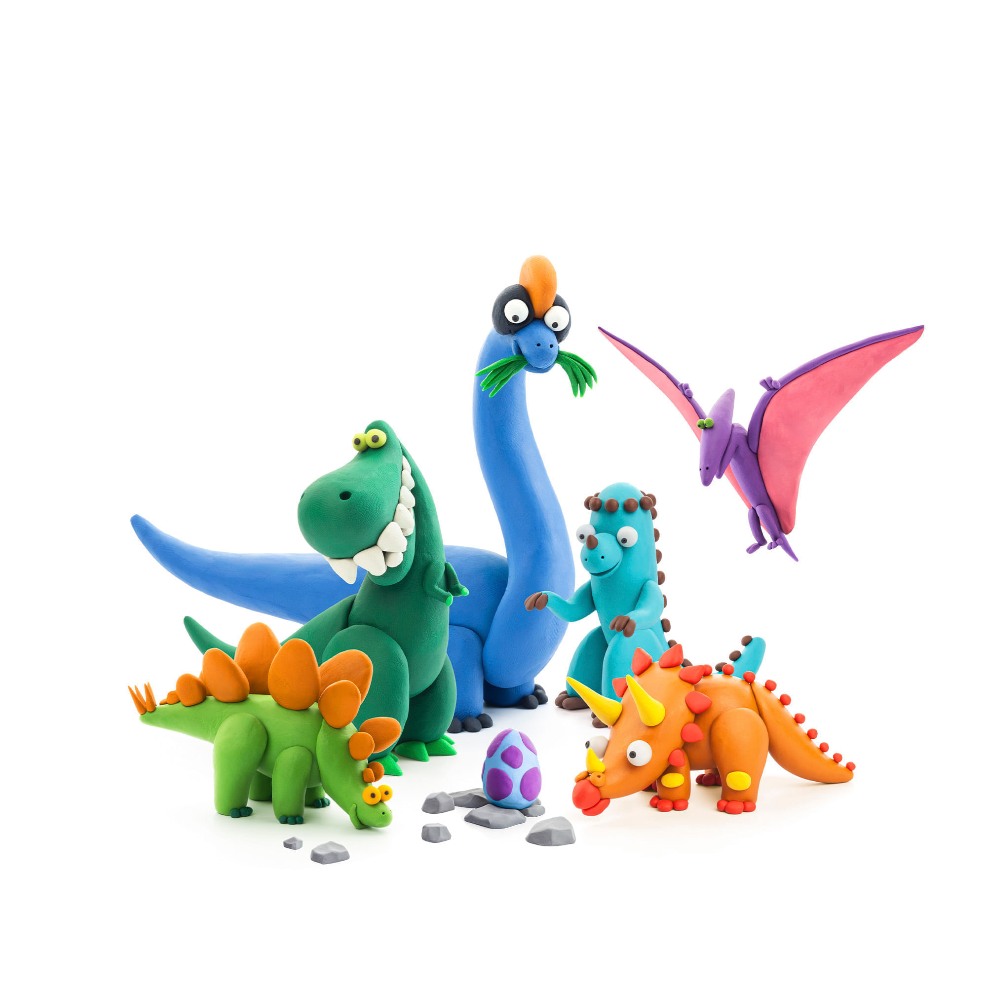 Set Masa Moldeable Hey Clay Dinosaurios x 15 Envases img #7