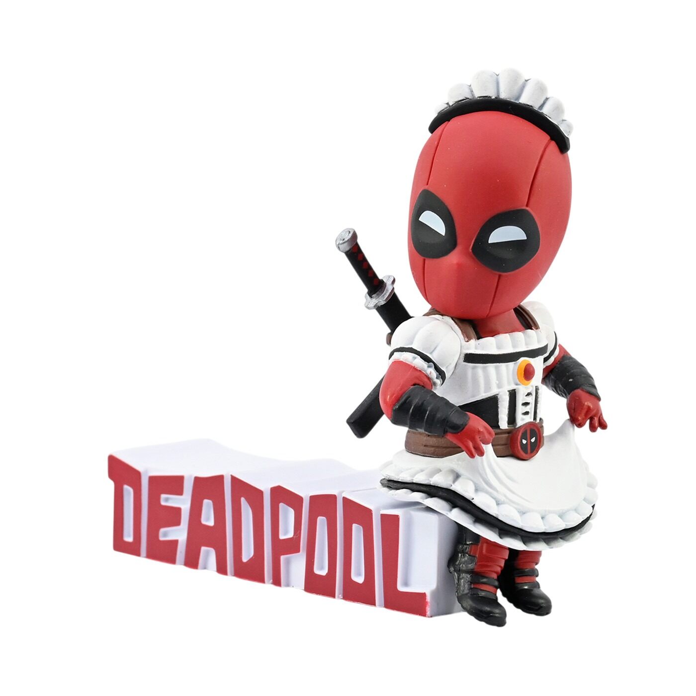 Figura Coleccionable Deadpool Disfraz de Mucama Marvel 10 cm img #7