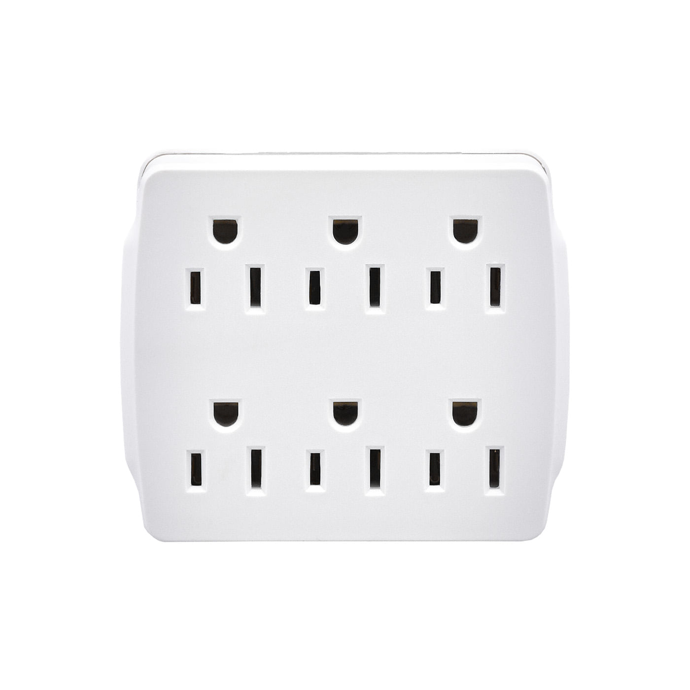 Multitoma de Pared 6 Salidas con Polo a Tierra / Polarizada img #1