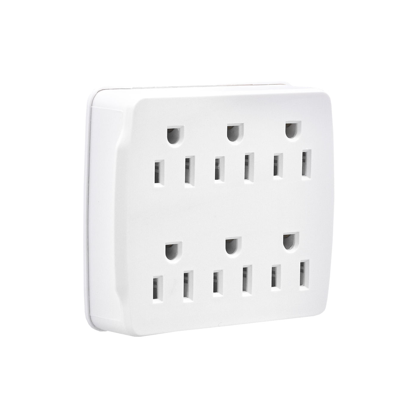 Multitoma de Pared 6 Salidas con Polo a Tierra / Polarizada img #2