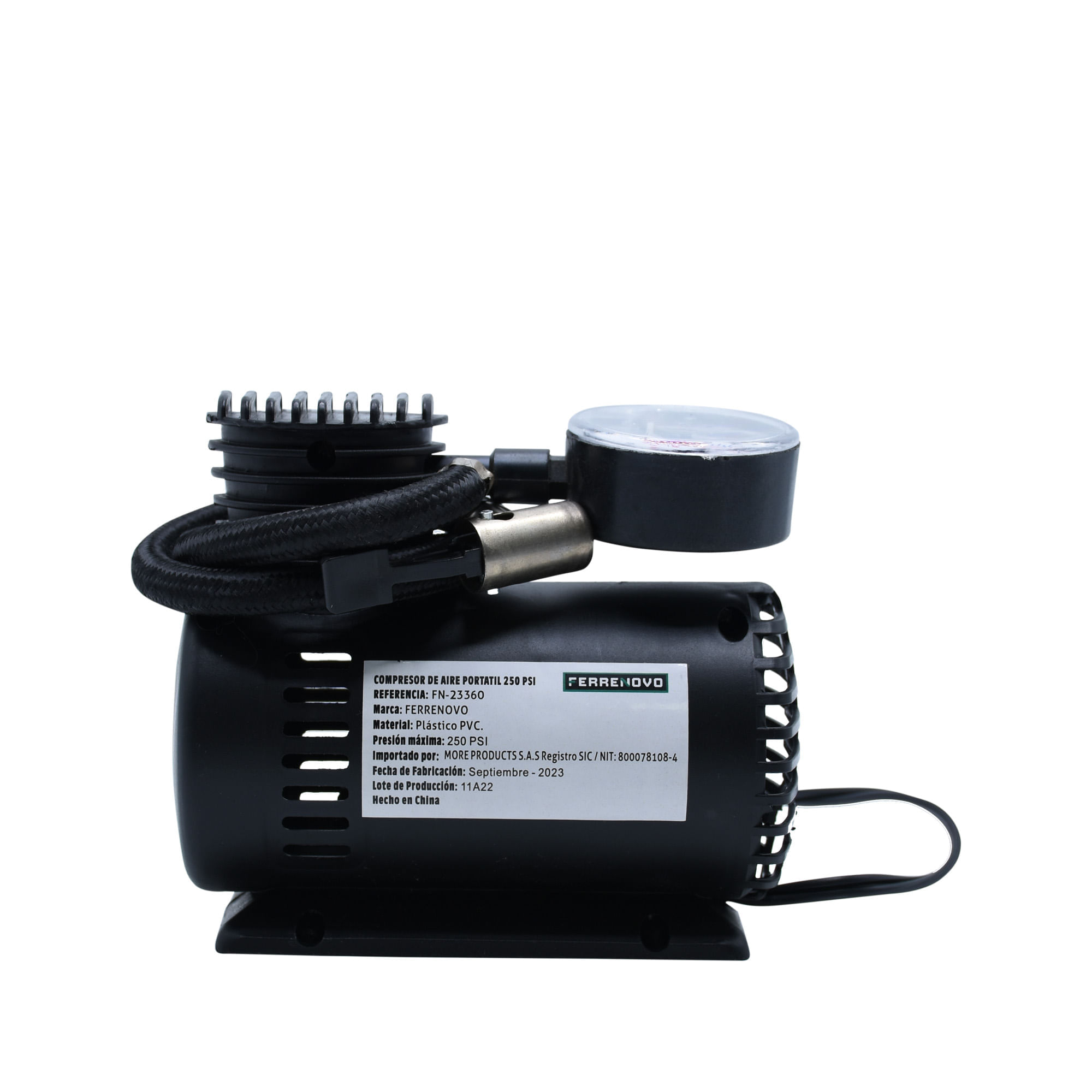 Compresor de Aire Portatil 250 PSI Ferrenovo img #4