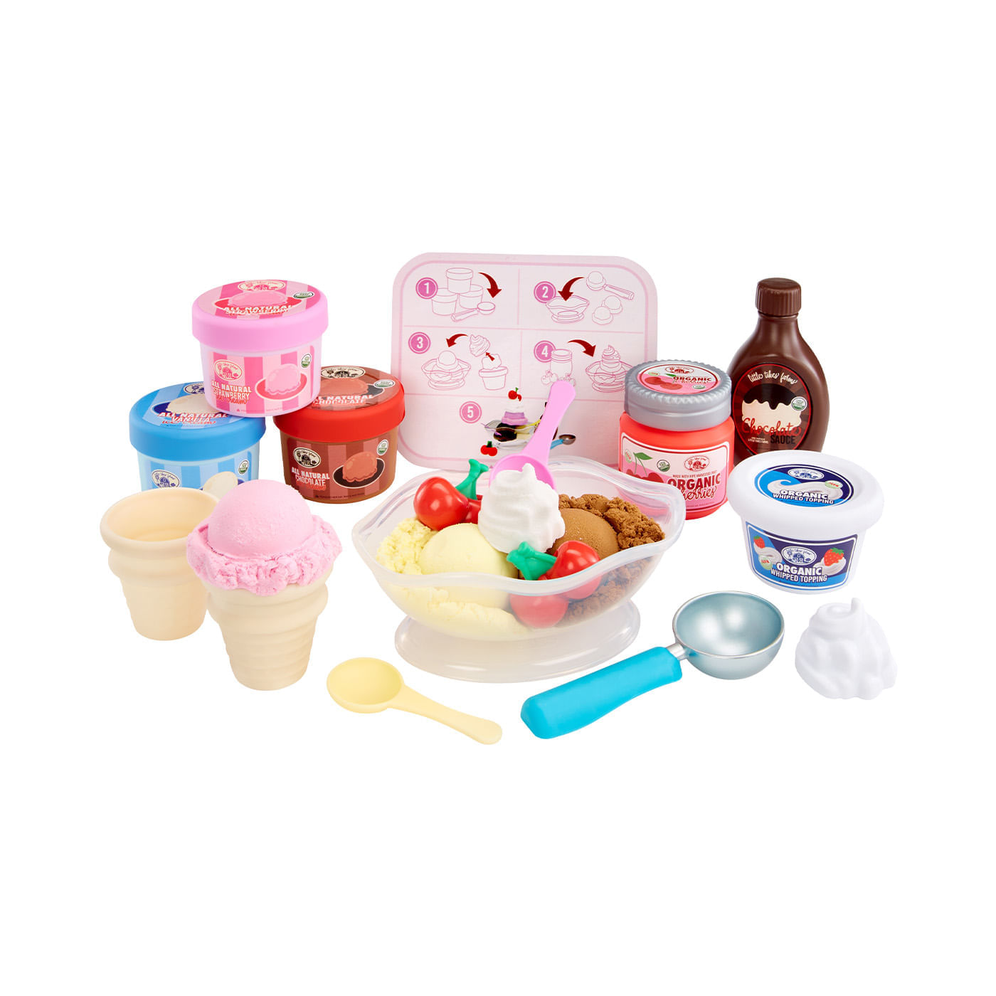 Playset De Masa Moldeable Creative Chefs Ice Cream Little Tikes img #1