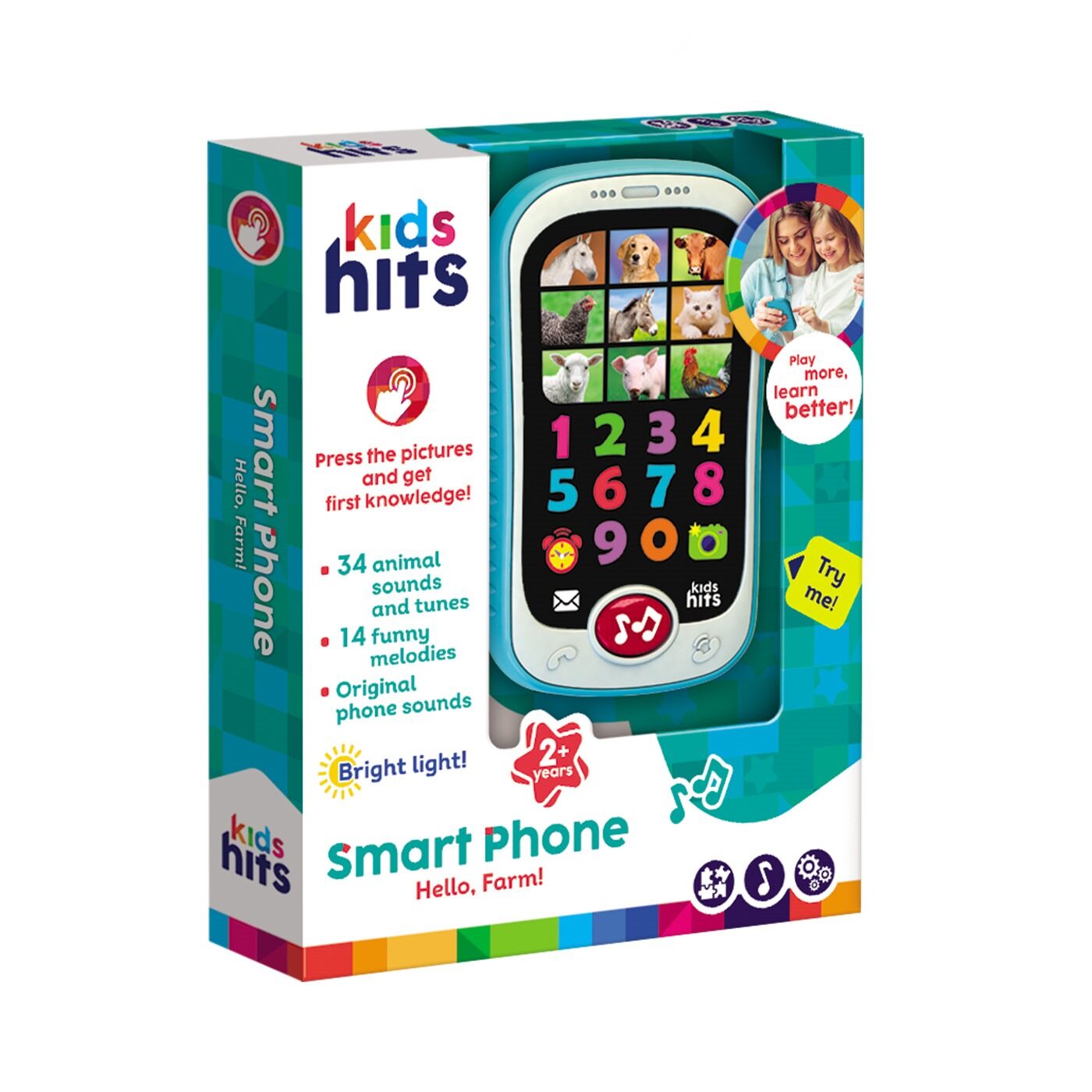 Teléfono Interactivo Didáctico con Sonidos Kids Hits img #1