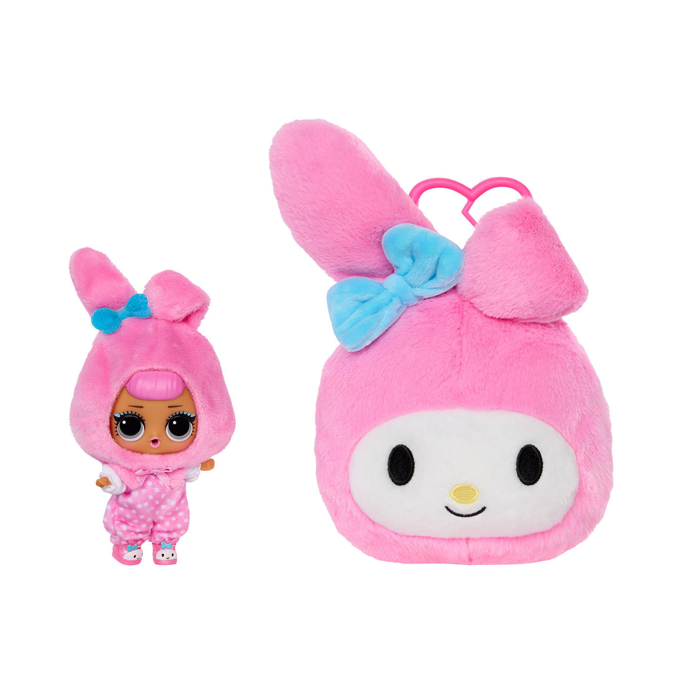 LOL Surprise Peluche Hello Kitty Reversible con Clip img #4