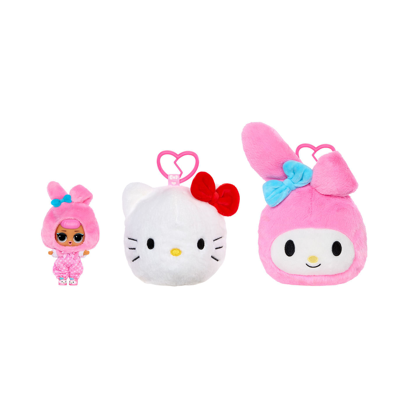 LOL Surprise Peluche Hello Kitty Reversible con Clip img #8