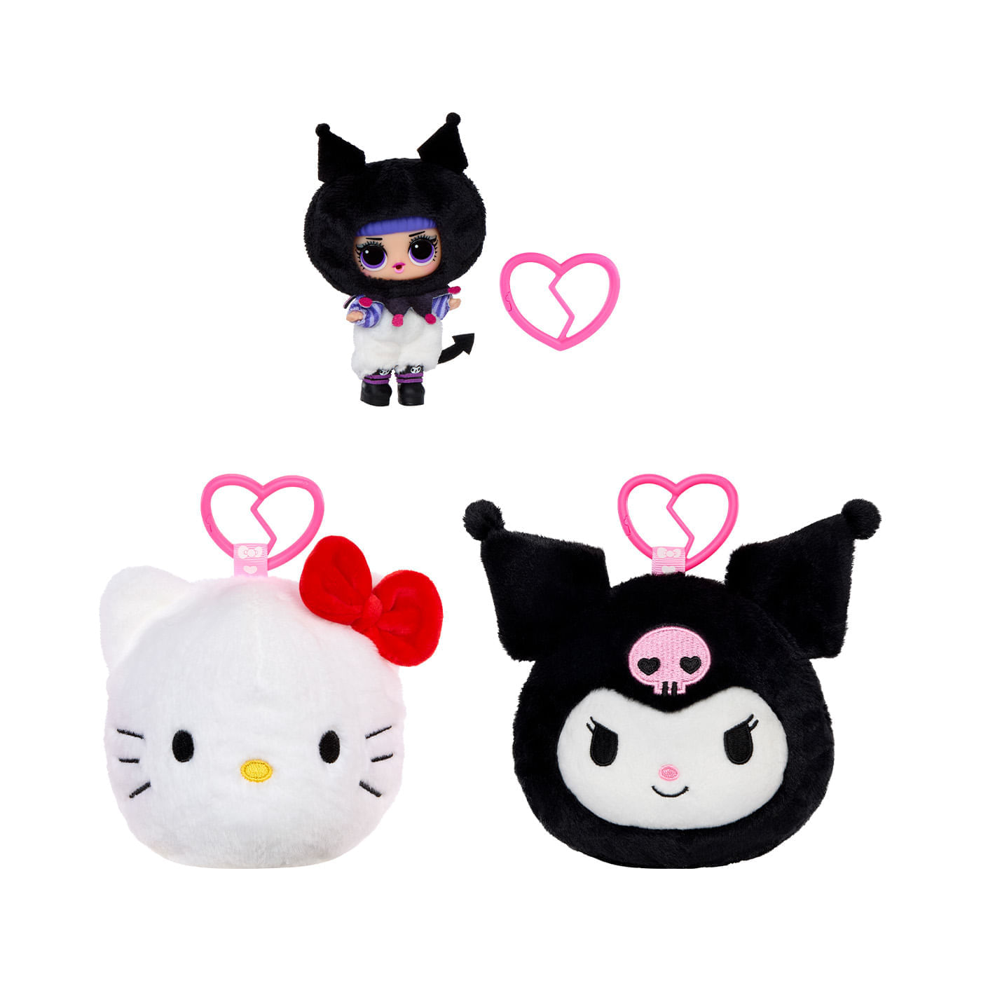 LOL Surprise Peluche Hello Kitty Reversible con Clip img #5
