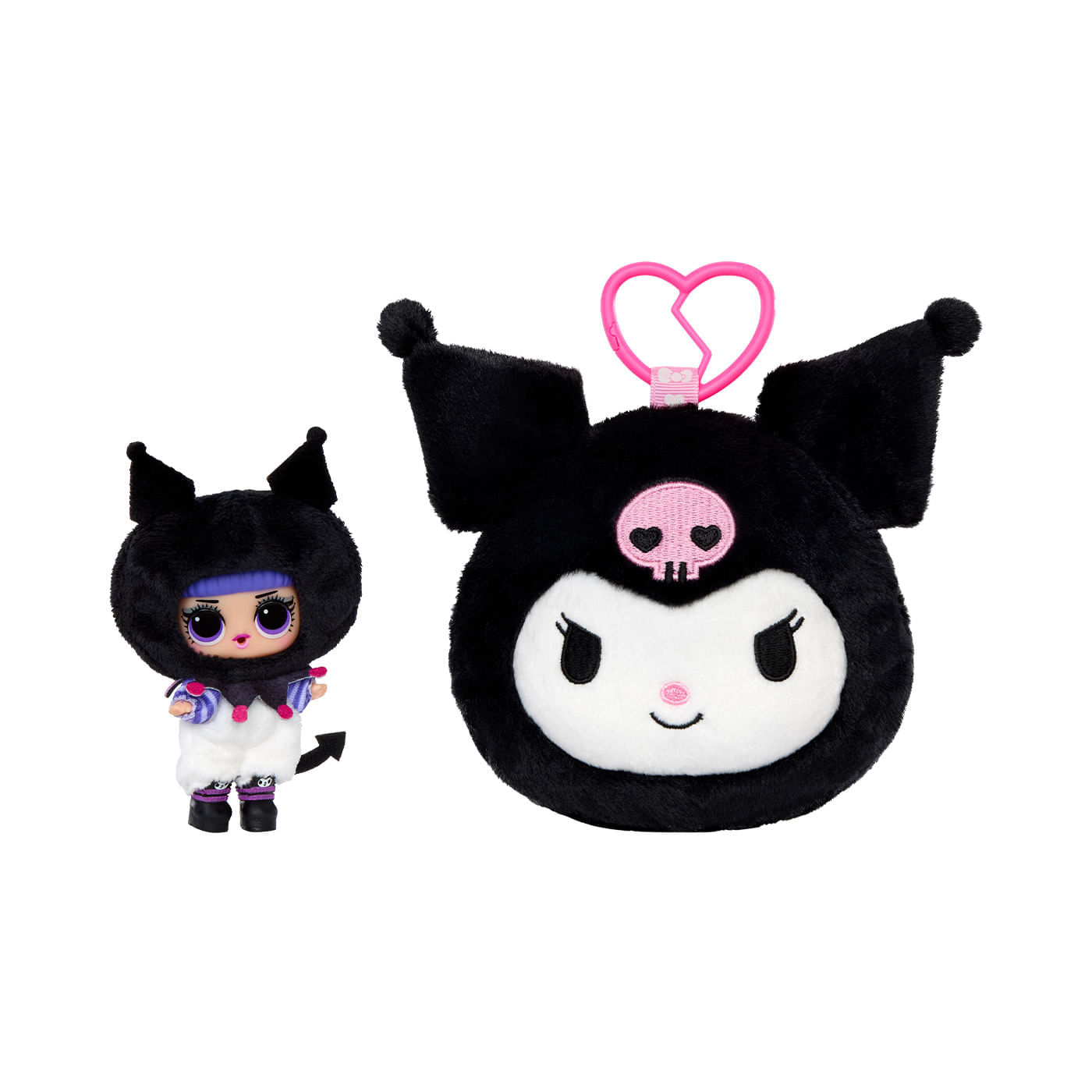 LOL Surprise Peluche Hello Kitty Reversible con Clip img #3