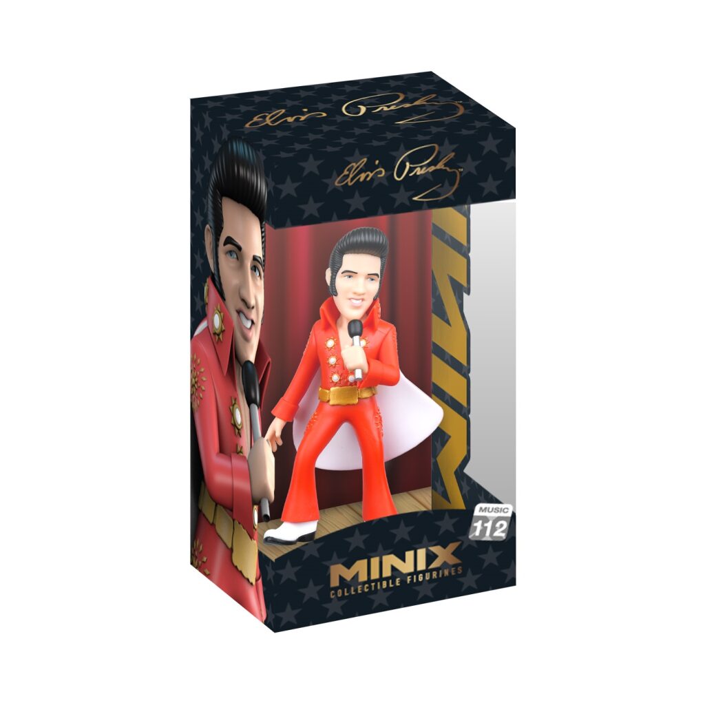 Figura Coleccionable Elvis White Red Suit Minix 12 cm img #2