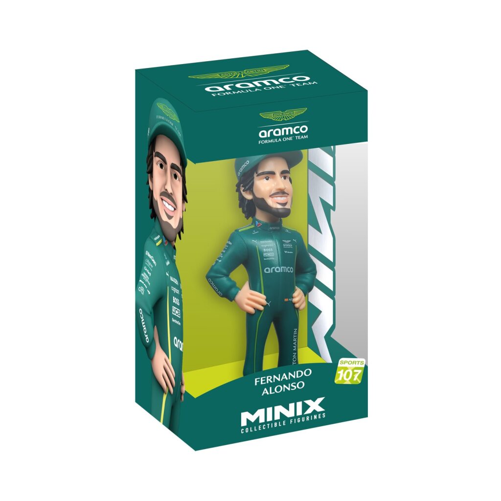 Figura Coleccionable Aston Martin Fernando Alonso Minix 12 cm img #2
