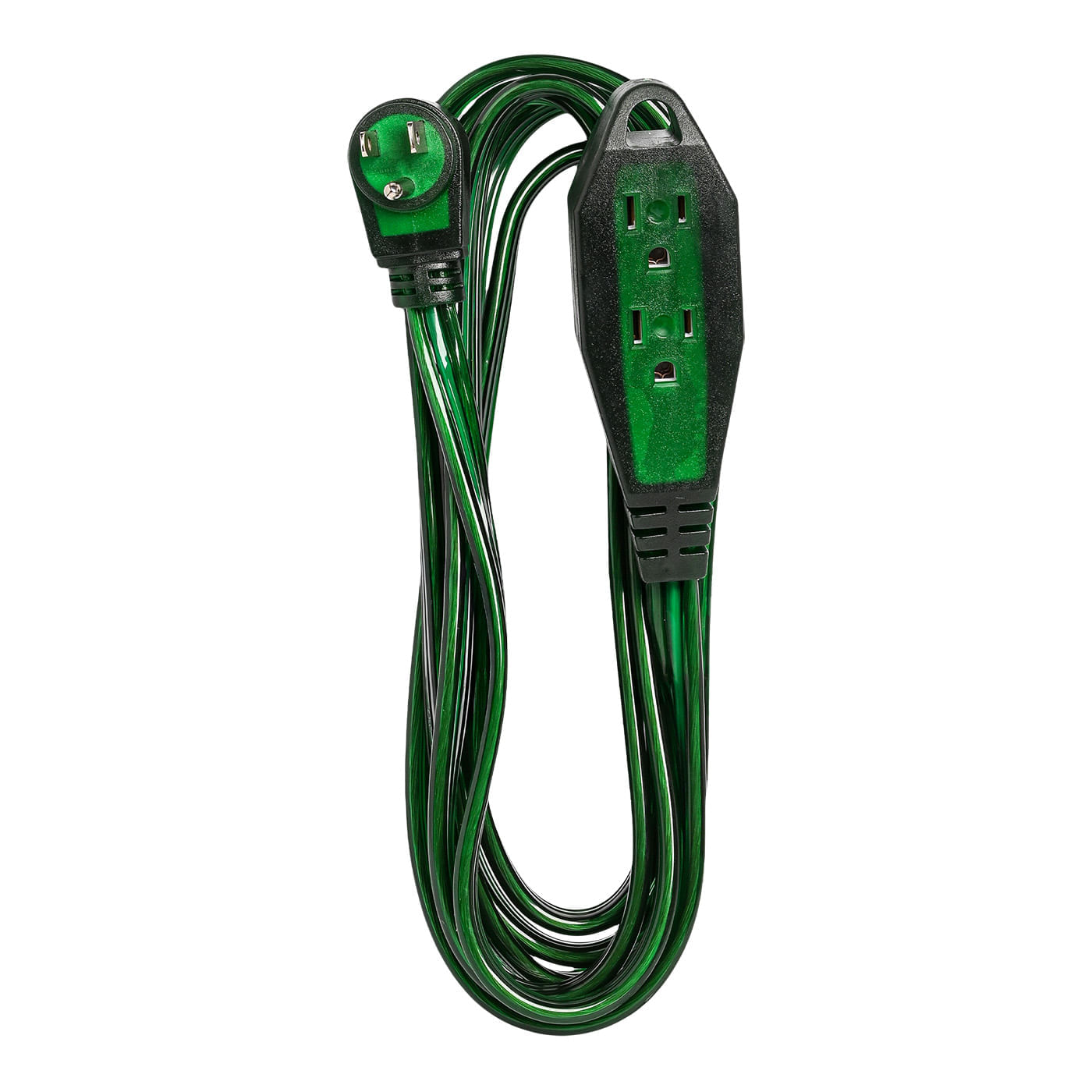 Extensión 3 m 3 Tomas Verde con Polo a Tierra / Polarizada img #2