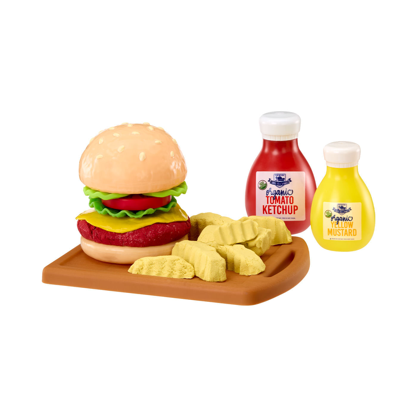 Playset De Masas Moldeables Creative Chefs Cheeseburger And Fries Little Tikes img #5