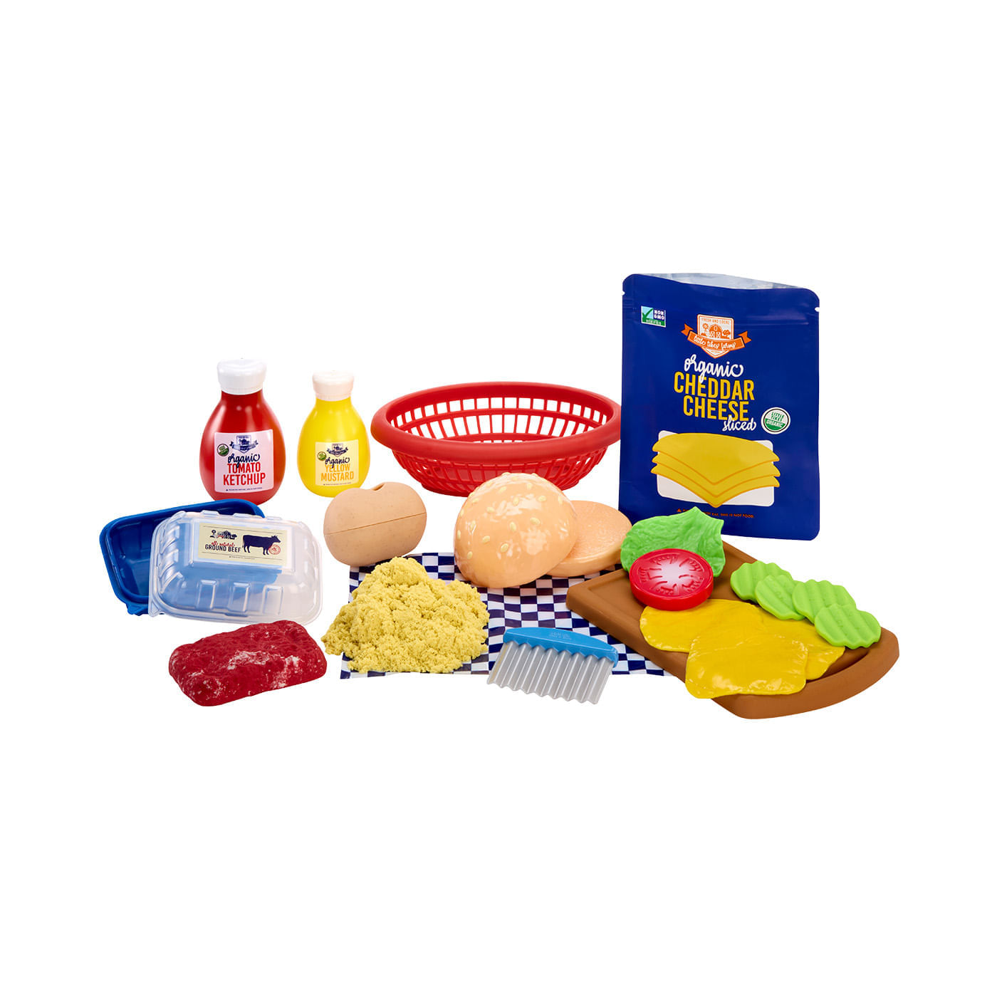 Playset De Masas Moldeables Creative Chefs Cheeseburger And Fries Little Tikes img #3