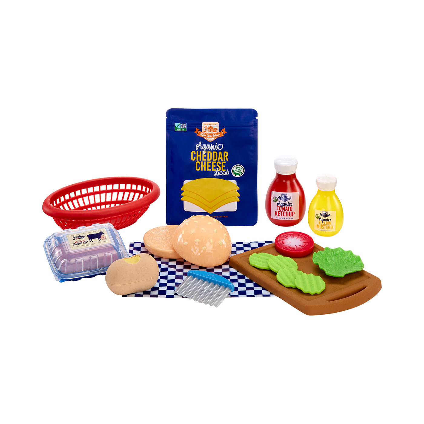 Playset De Masas Moldeables Creative Chefs Cheeseburger And Fries Little Tikes img #4