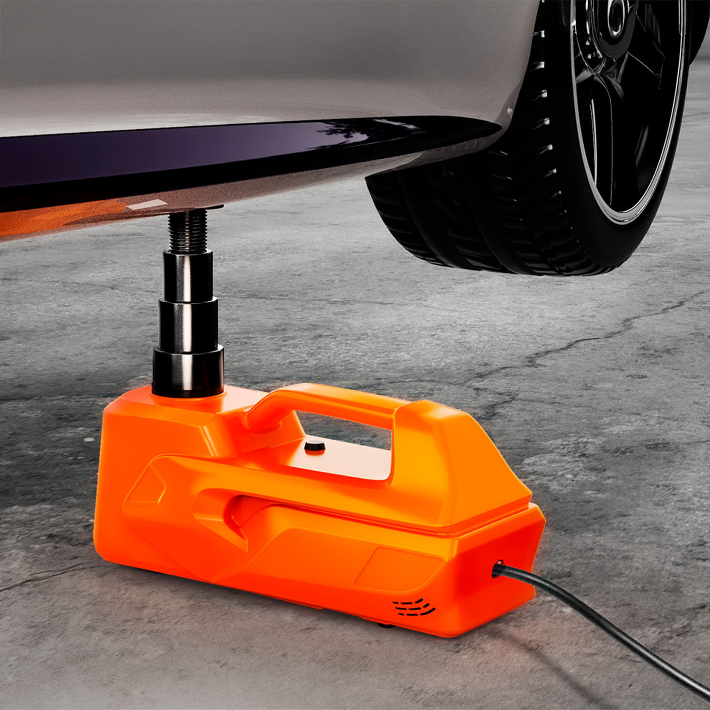 Kit Gato Hidráulico Eléctrico 5 Ton para Auto con Accesorios img #6