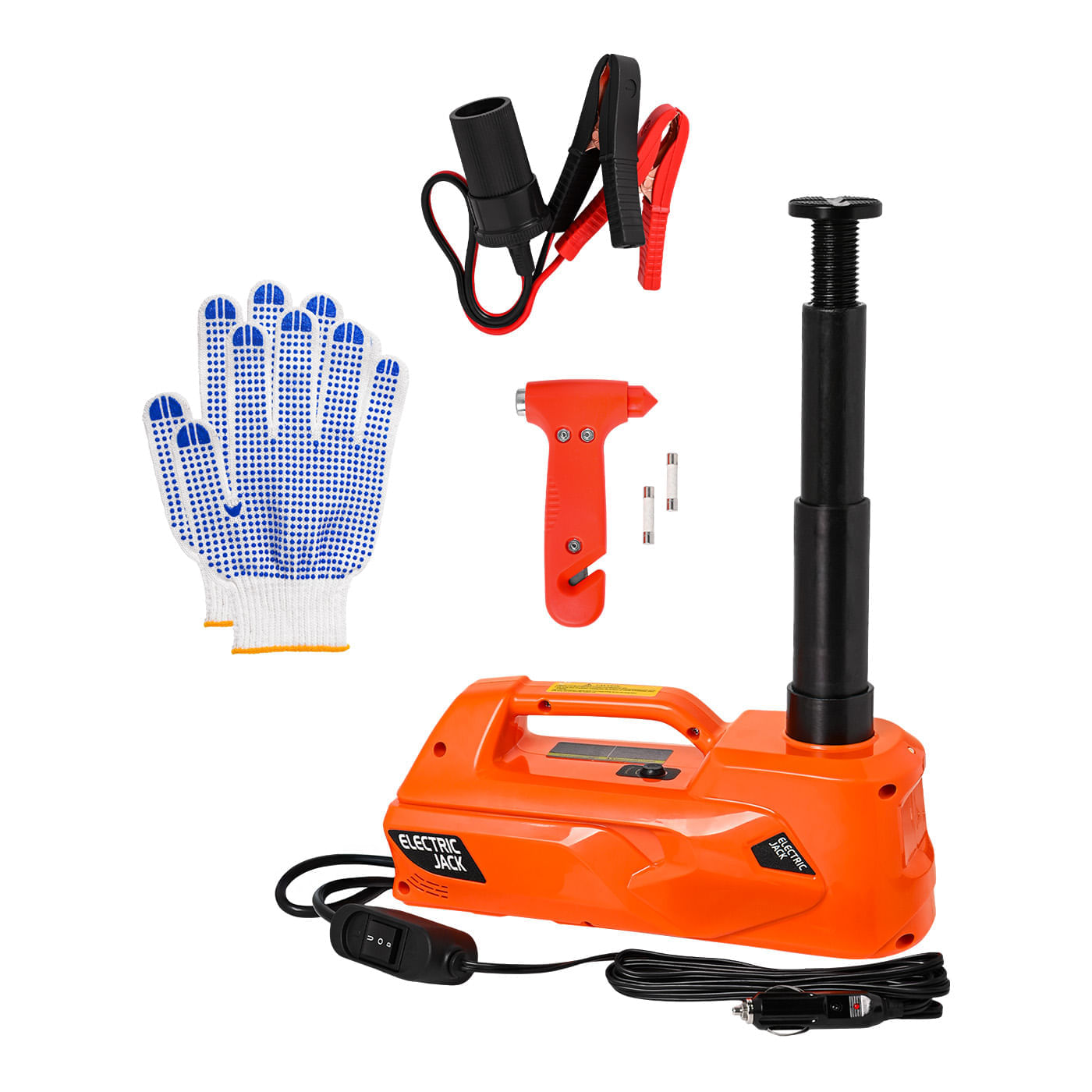 Kit Gato Hidráulico Eléctrico 5 Ton para Auto con Accesorios img #5