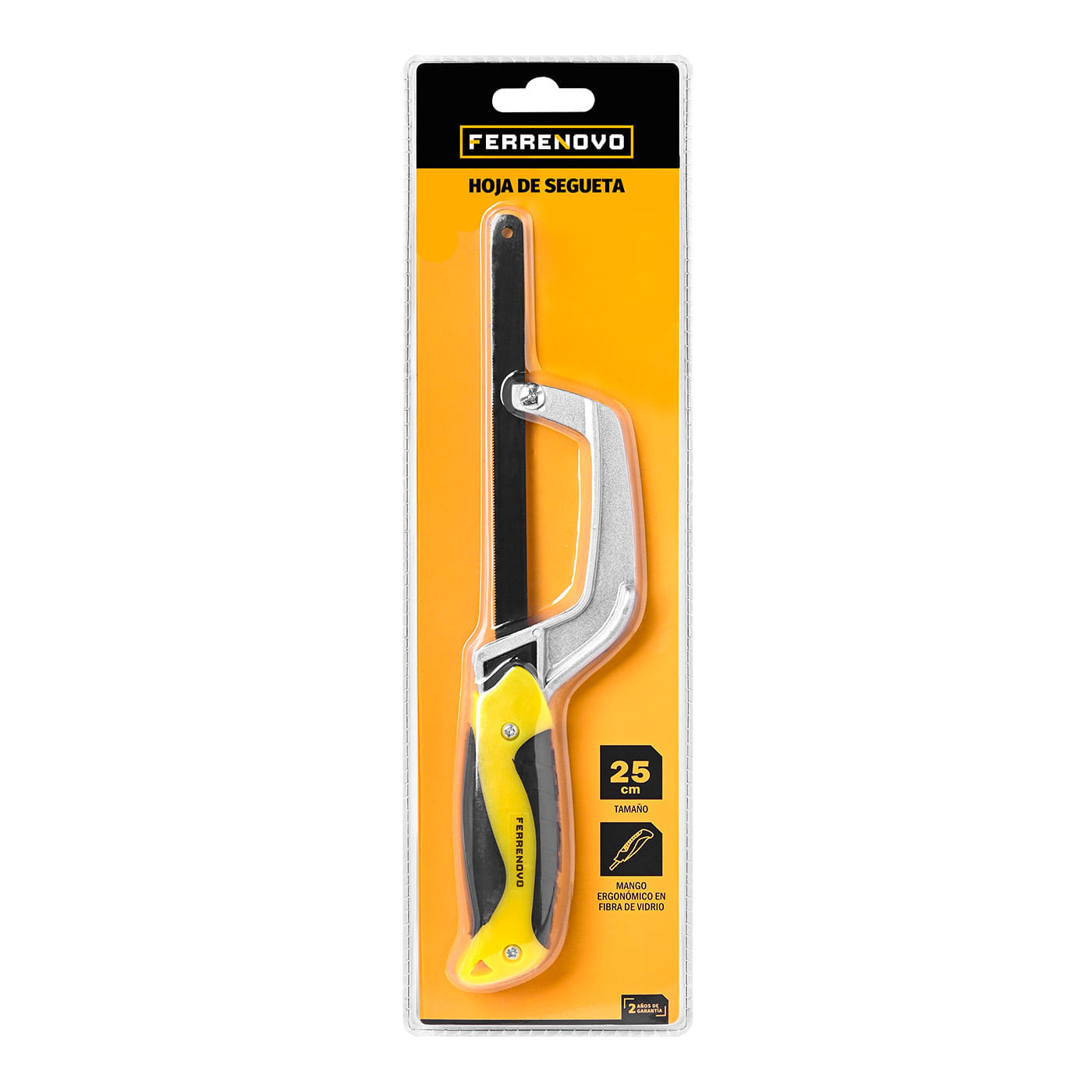 Hoja de Segueta con Mango Ergonómico Amarillo Ferrenovo img #5