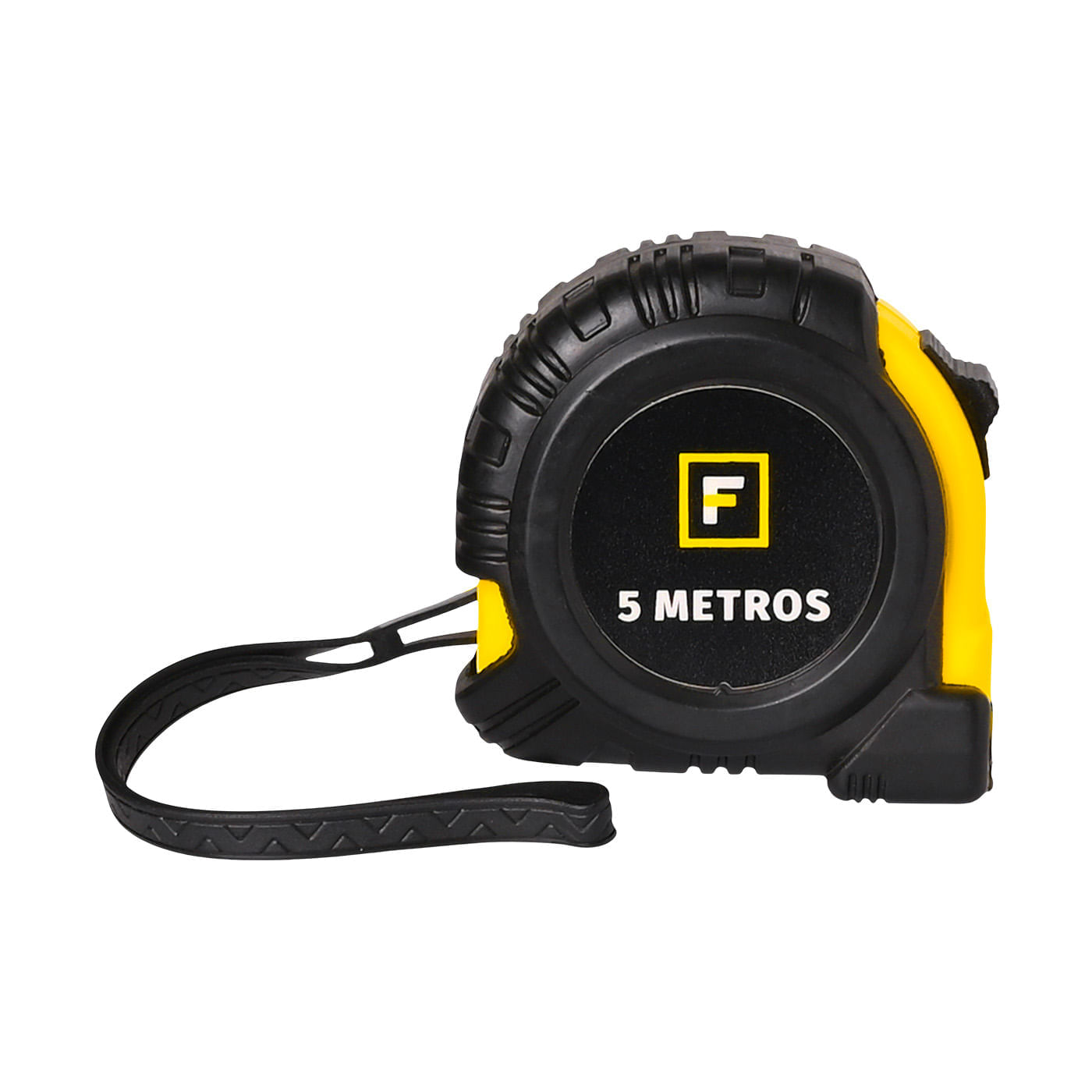 Flexómetro 5 Mts x 19 mm Amarillo en Clamshell Ferrenovo img #3
