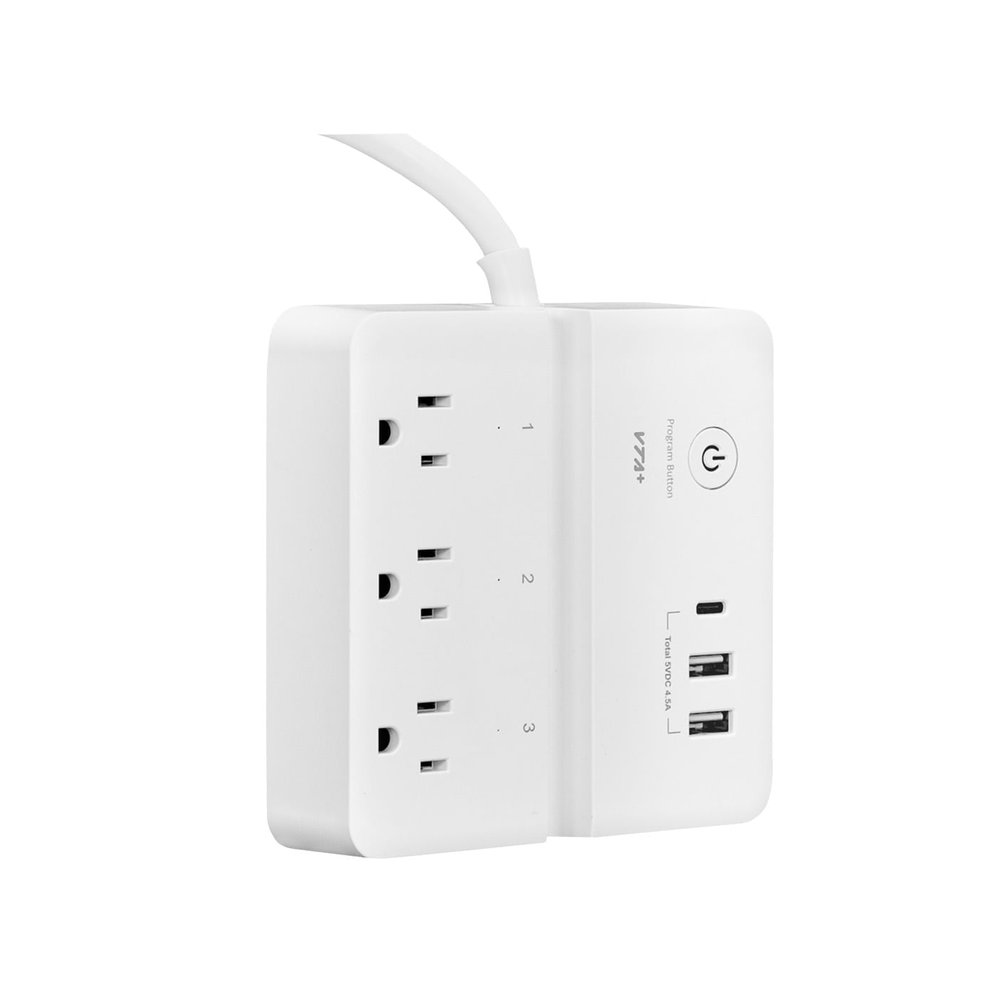 Multitoma Inteligente VTA+ Energy 2 P/PT 3 Salidas 2 USB-A 1 USB-C Cable 1.2 m img #5