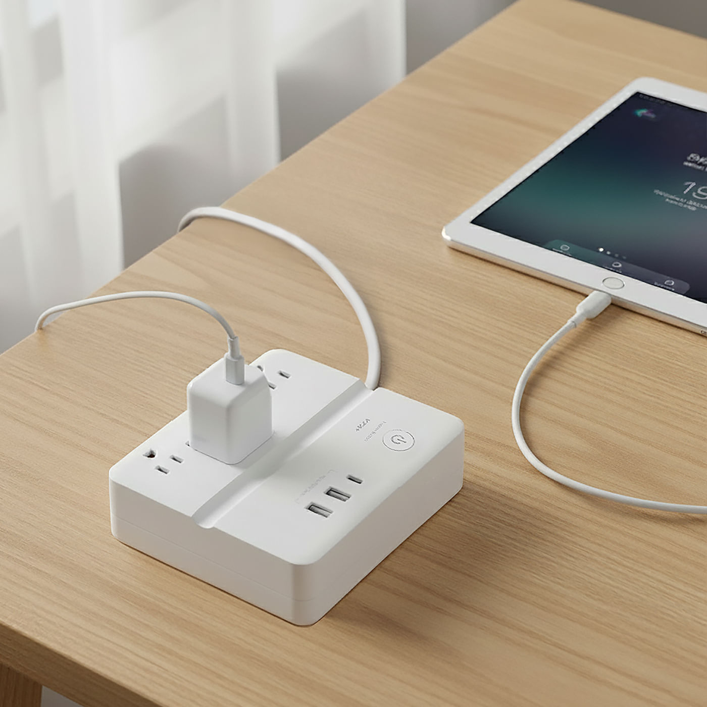 Multitoma Inteligente VTA+ Energy 2 P/PT 3 Salidas 2 USB-A 1 USB-C Cable 1.2 m img #2