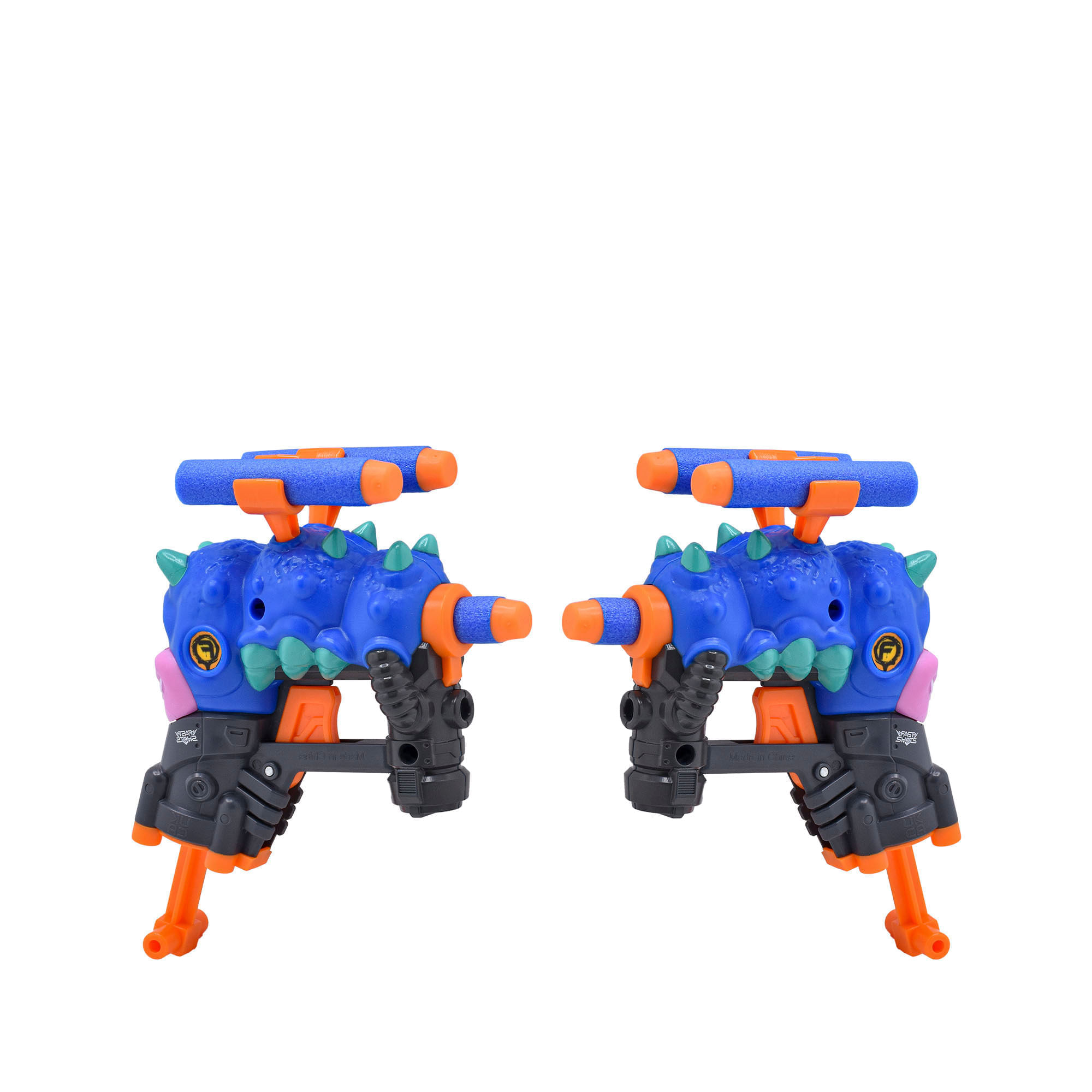 Set Monstruo 2 Lanzadores 6 Dardos Espuma Fast Shots img #4