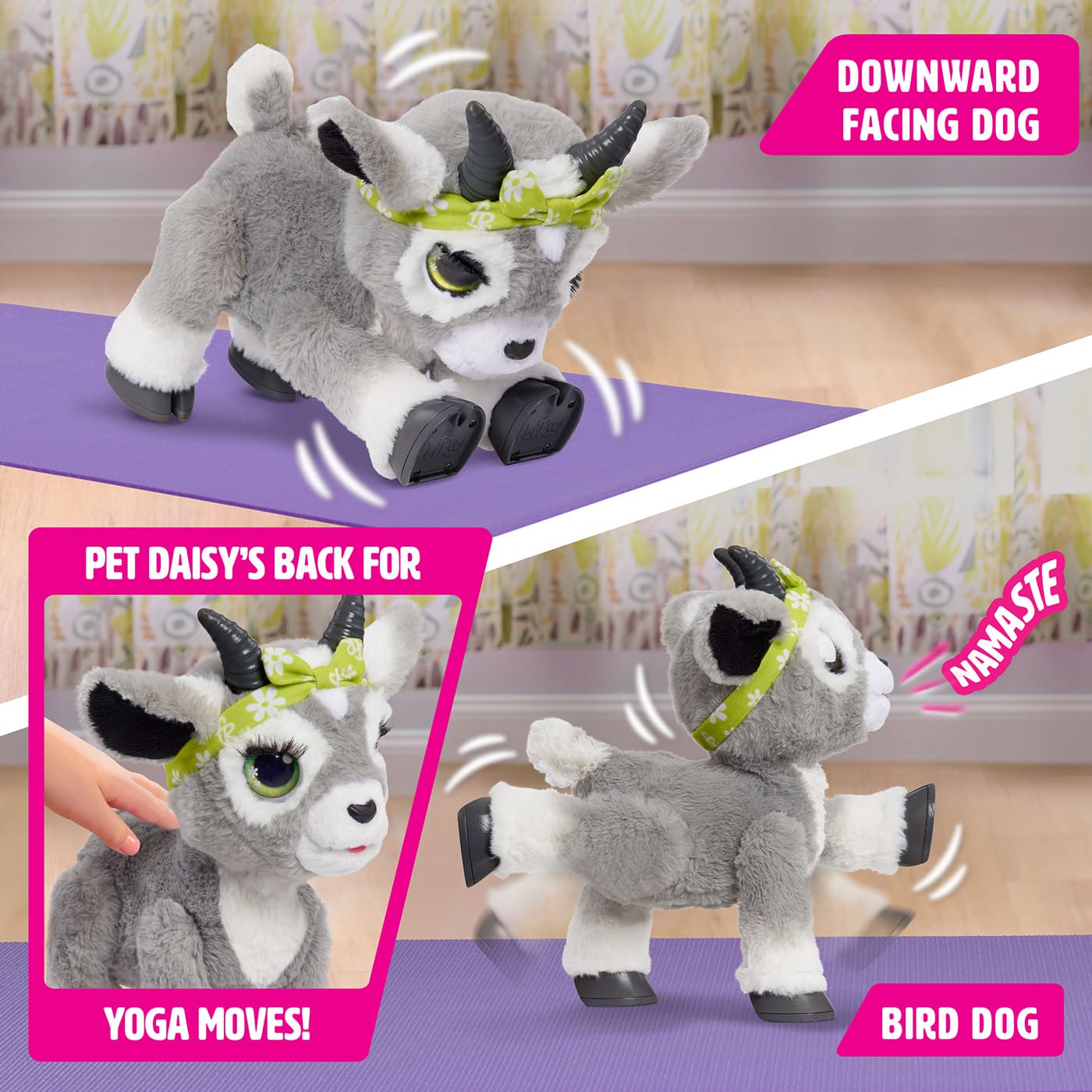 Peluche Interactivo FurReal Cabra Daisy que hace Yoga img #4