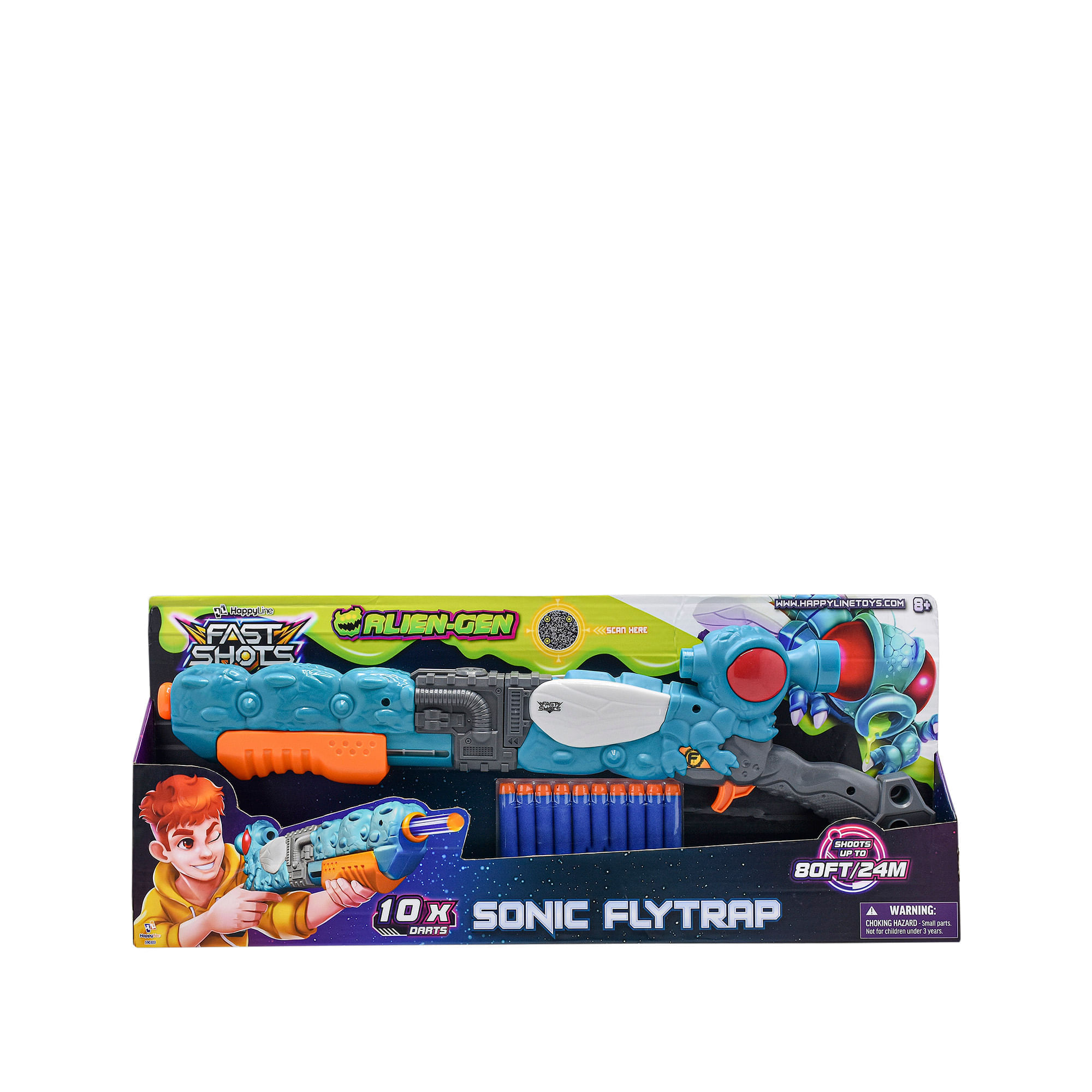 Set Lanzador Monstruo 10 Dardos Espuma Fast Shots img #1