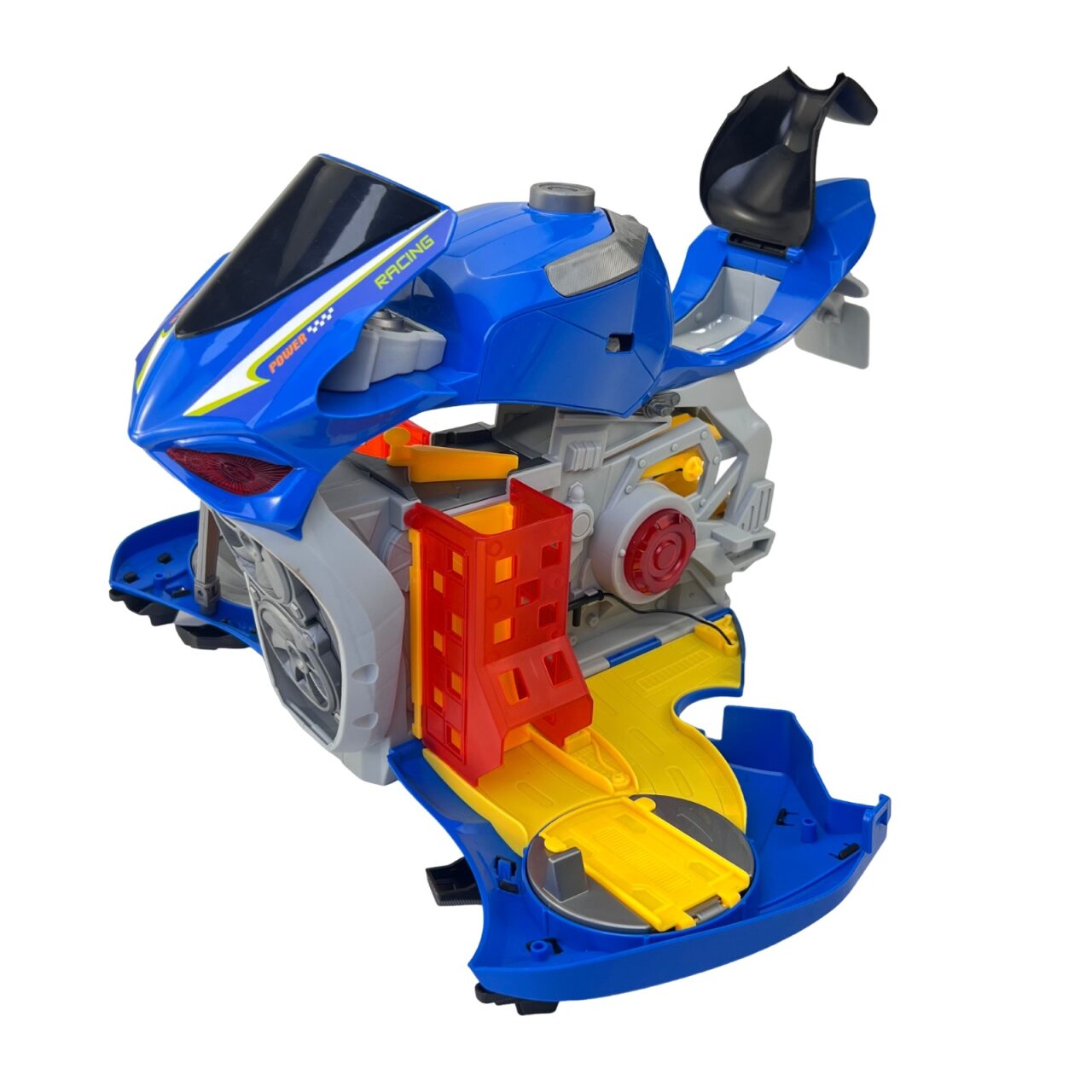 Playset Garage con Lanzador Fast Road y Diecast City Motor img #2