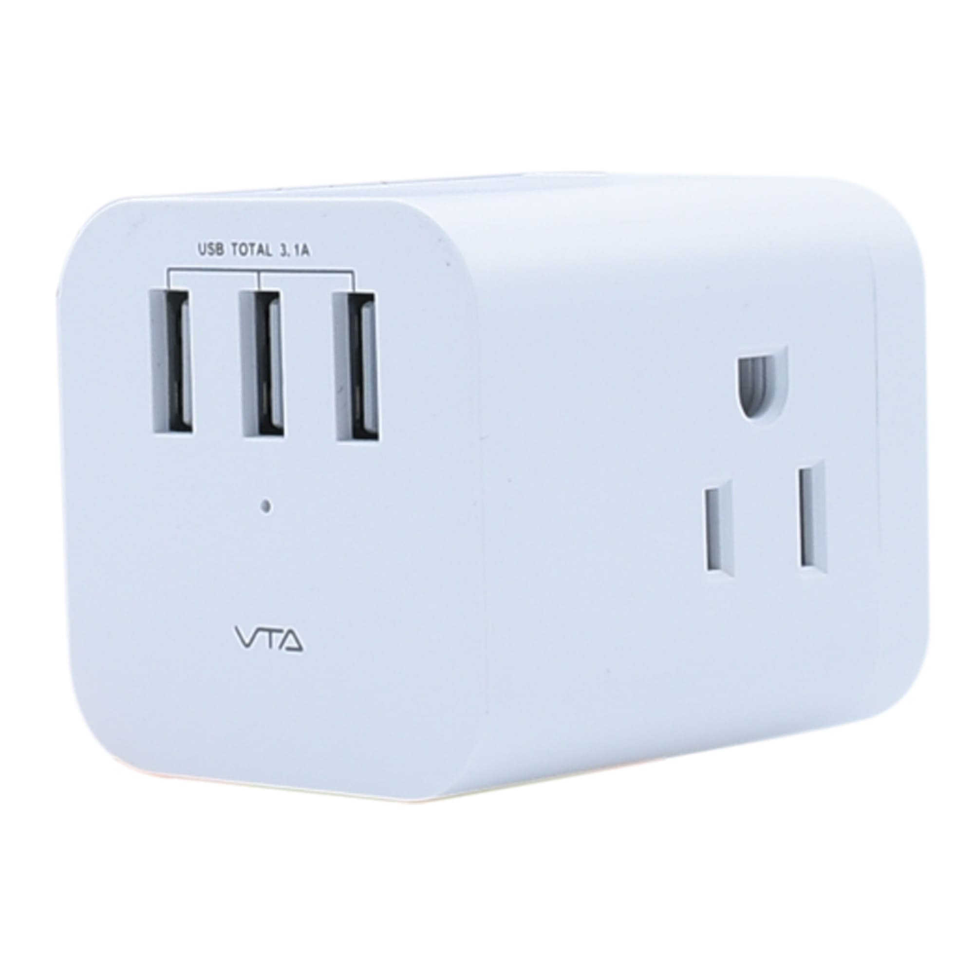 Clavija con 3 Tomas y 3 USB-A 15W img #1