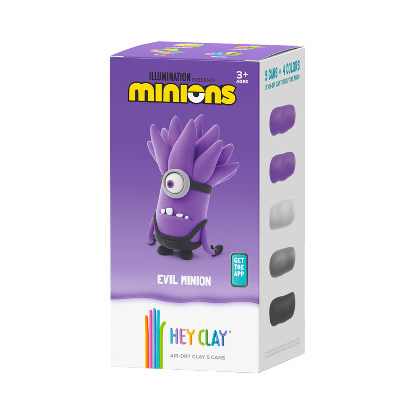 Masa Moldeable Hey Clay Set de Plastilina Minions Evil x 5 Envases img #2