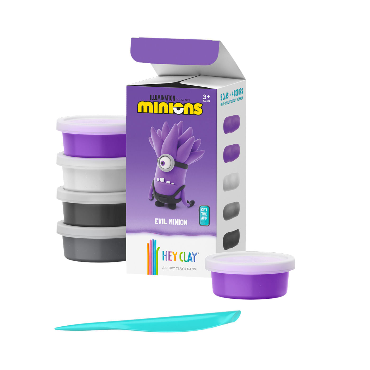Masa Moldeable Hey Clay Set de Plastilina Minions Evil x 5 Envases img #4