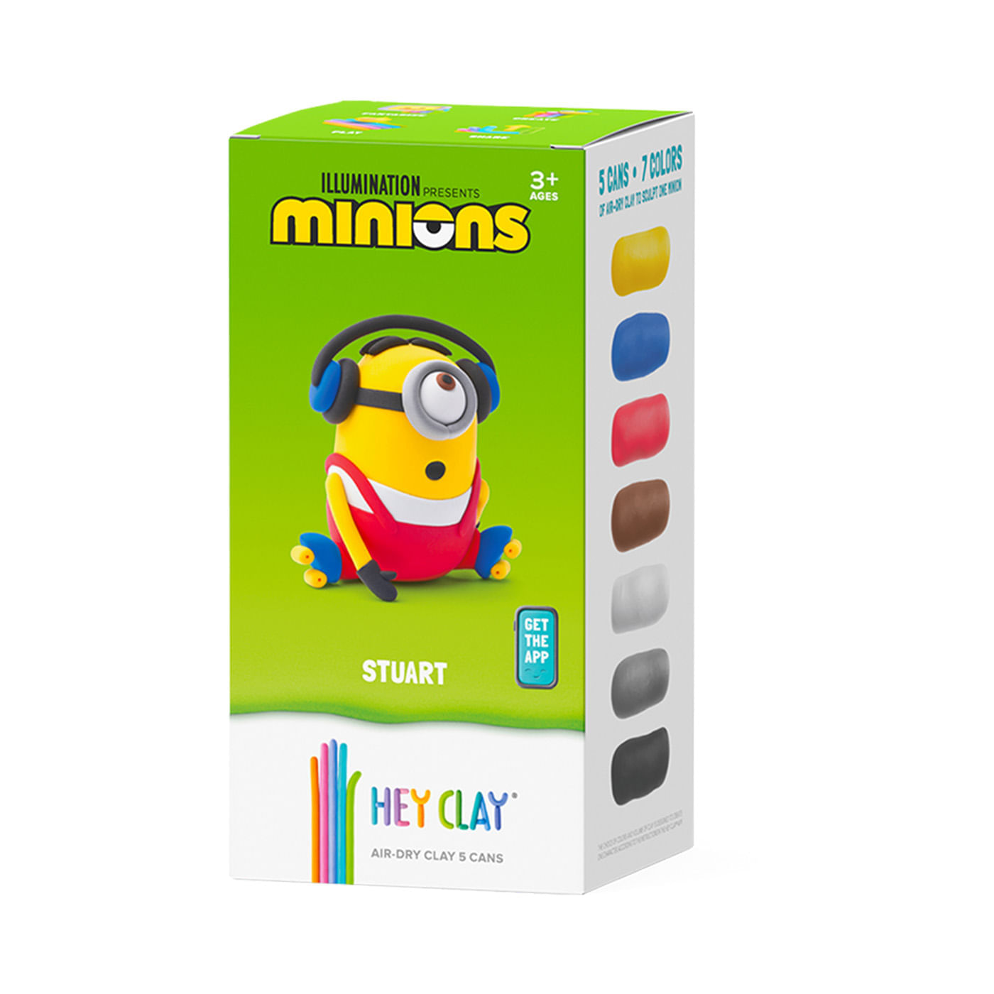 Masa Moldeable Hey Clay Set de Plastilina Minions Stuart x 5 Envases img #2